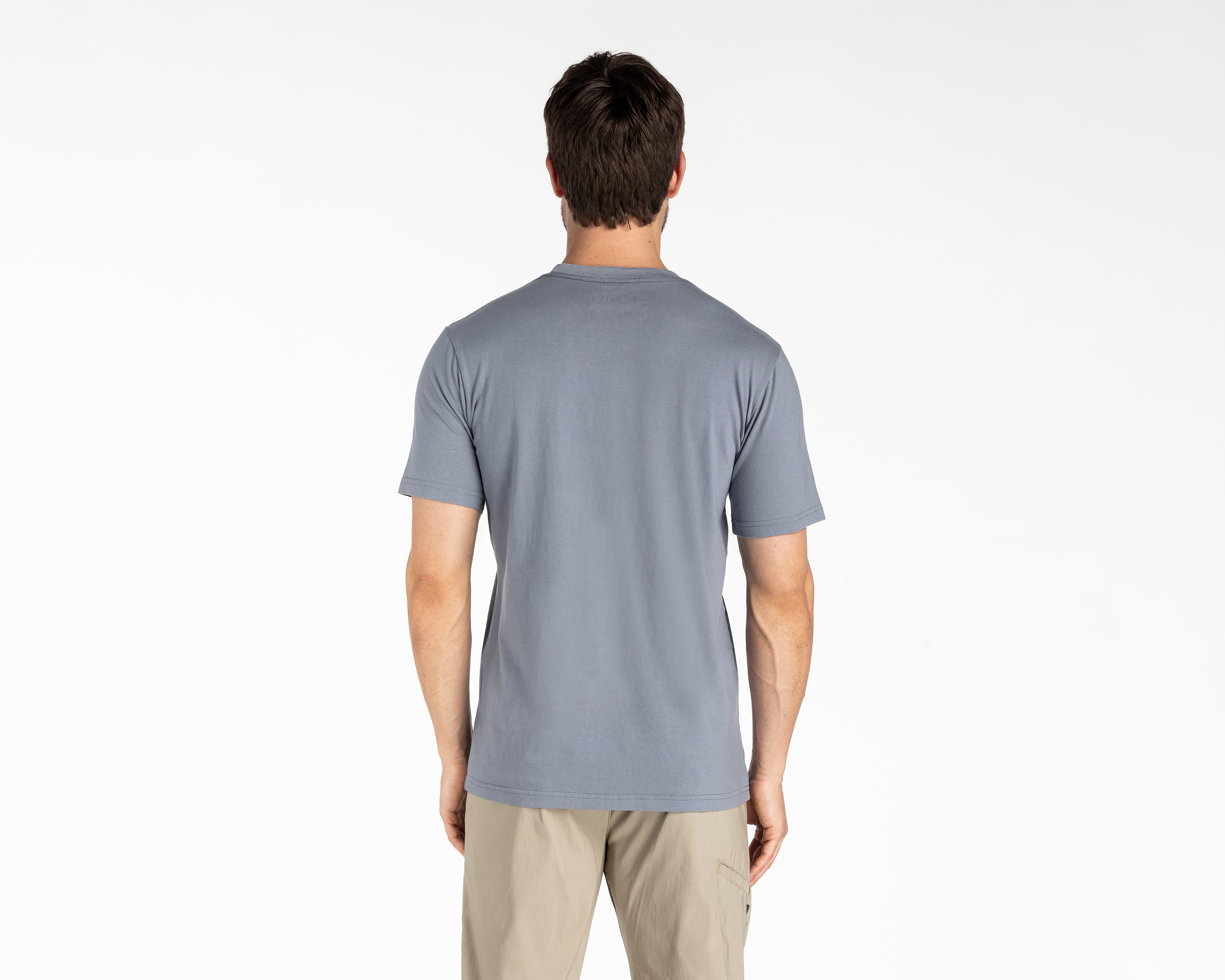 Foto 4 pulgar | Foto 3 | Playera de Cuello Redondo Azul Refill para Hombre