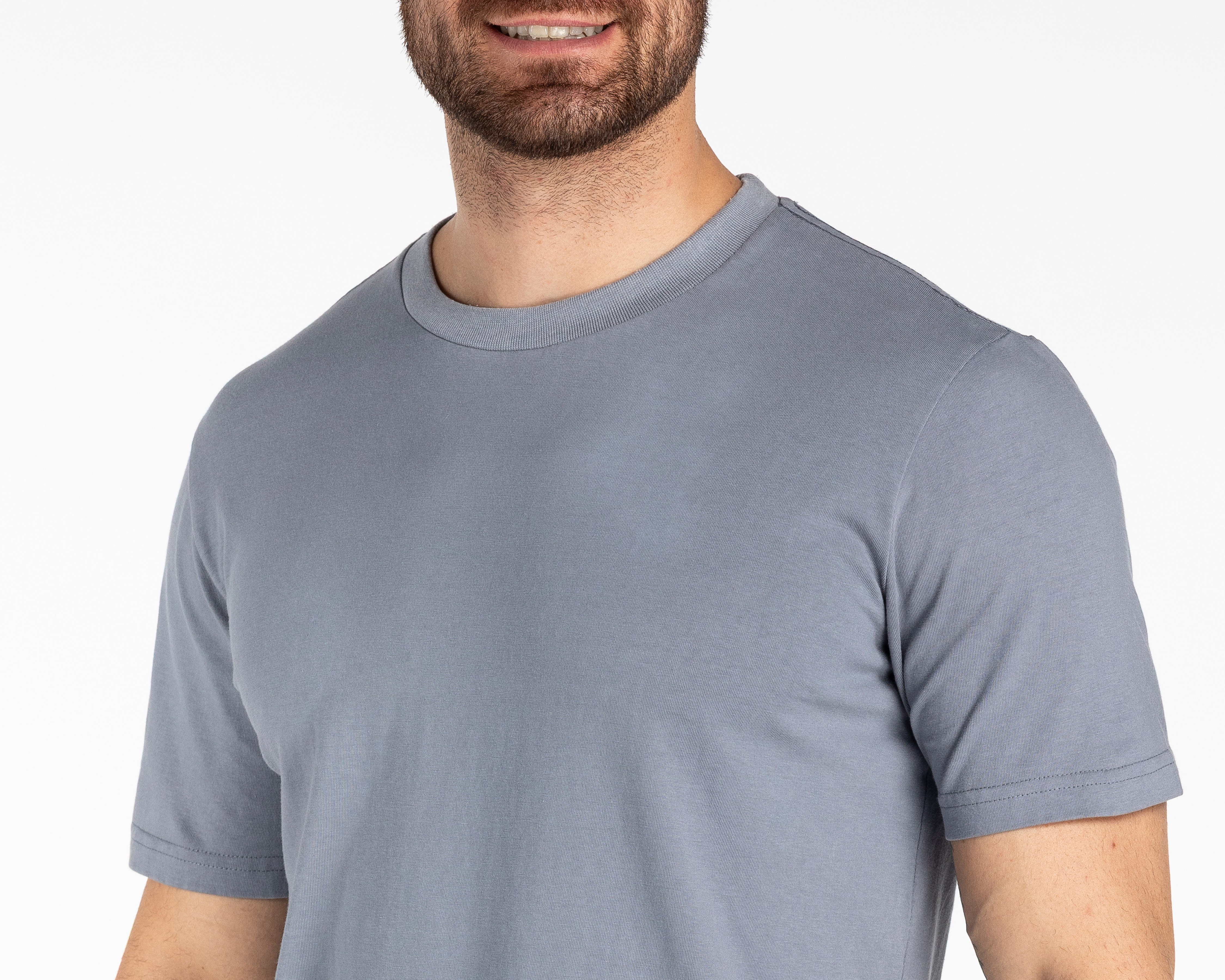 Foto 5 pulgar | Foto 4 | Playera de Cuello Redondo Azul Refill para Hombre