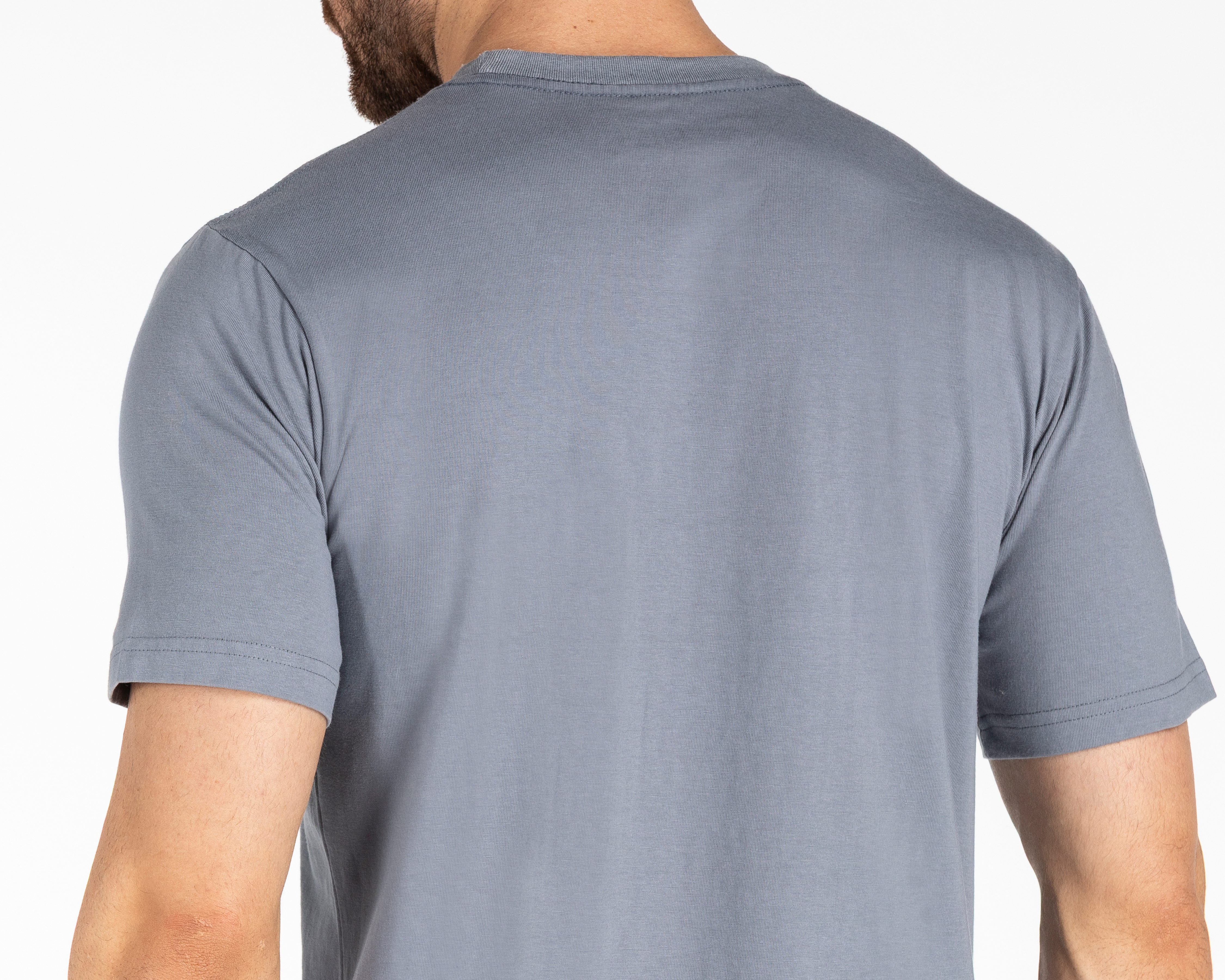 Foto 6 pulgar | Foto 5 | Playera de Cuello Redondo Azul Refill para Hombre