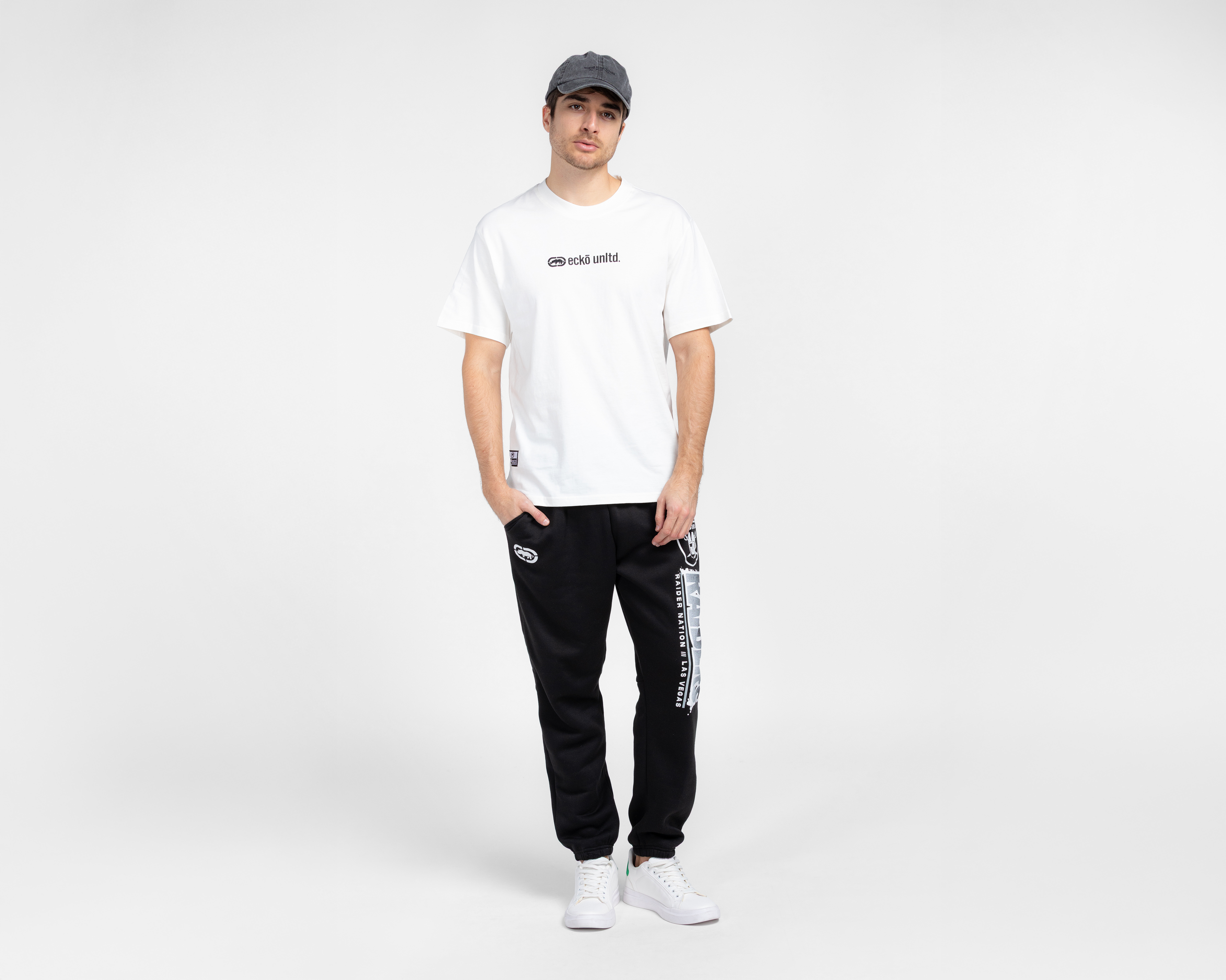 Foto 2 | Foto 2 | Playera de Cuello Redondo Blanca Ecko Unltd. para Hombre