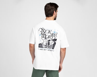 Foto 2 | Foto 2 | Playera de Cuello Redondo Blanca Rick & Morty para Hombre