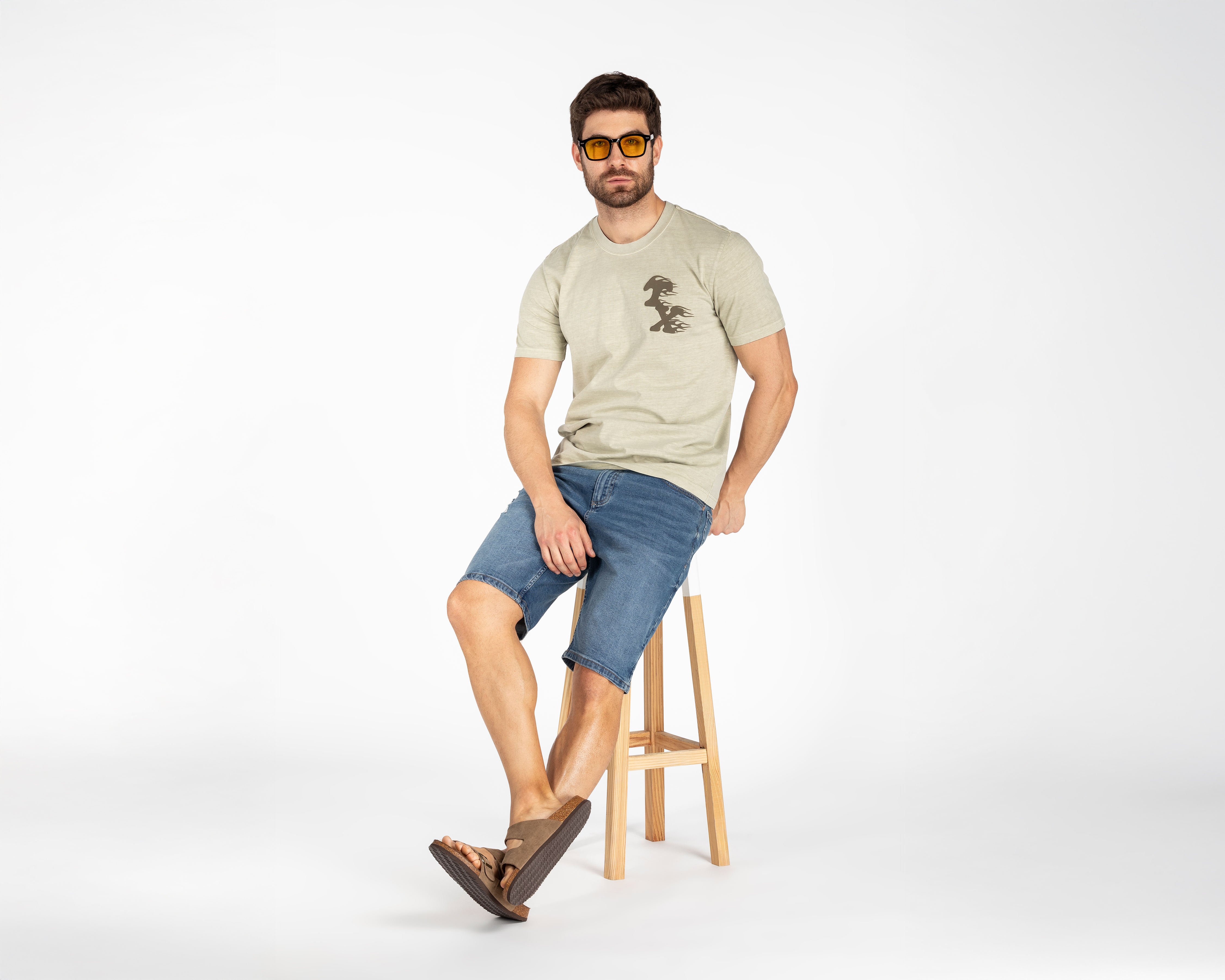 Foto 2 | Foto 2 | Playera Refill Cuello Redondo para Hombre