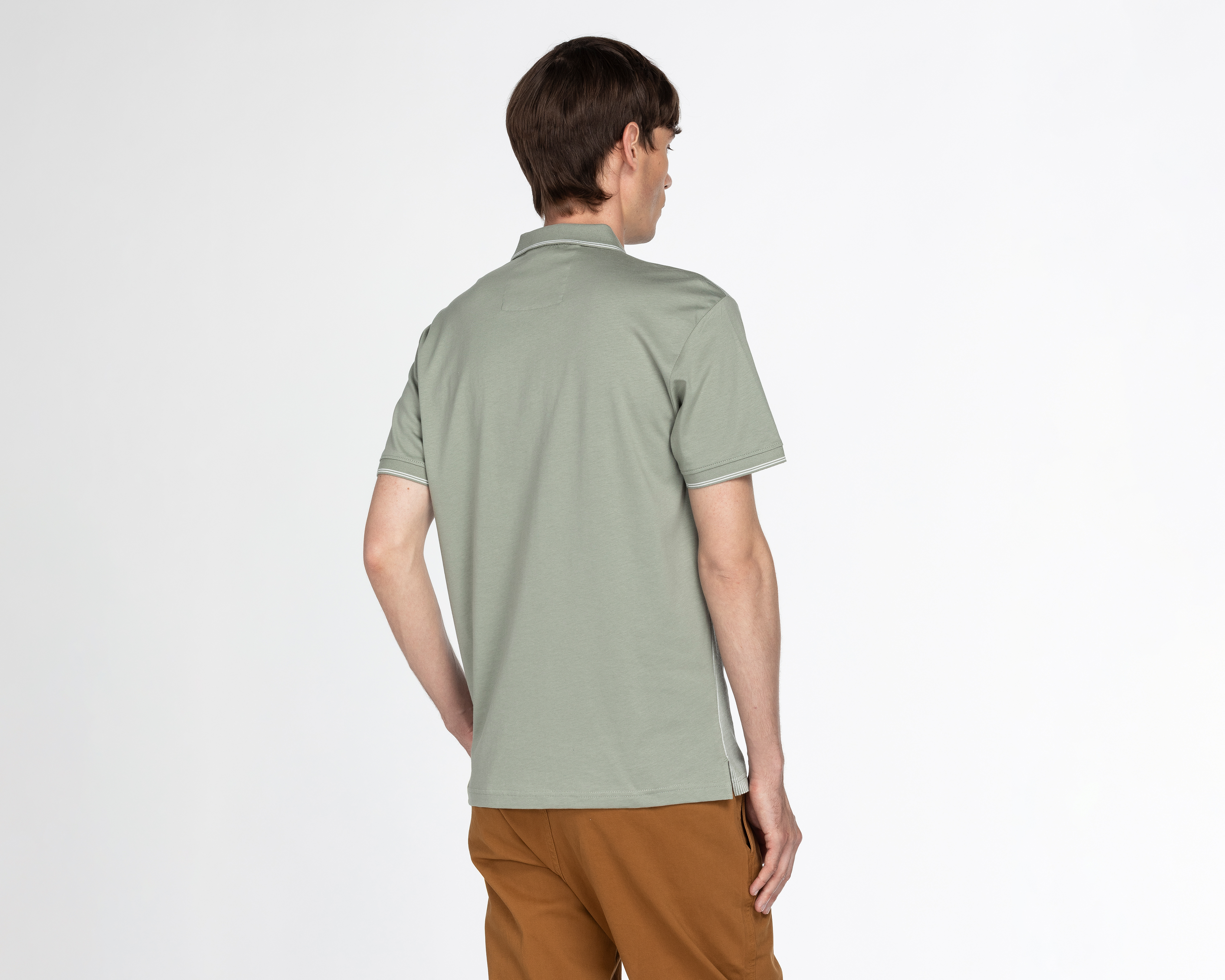 Foto 3 pulgar | Foto 2 | Playera Polo Porto Sur Verde para Hombre