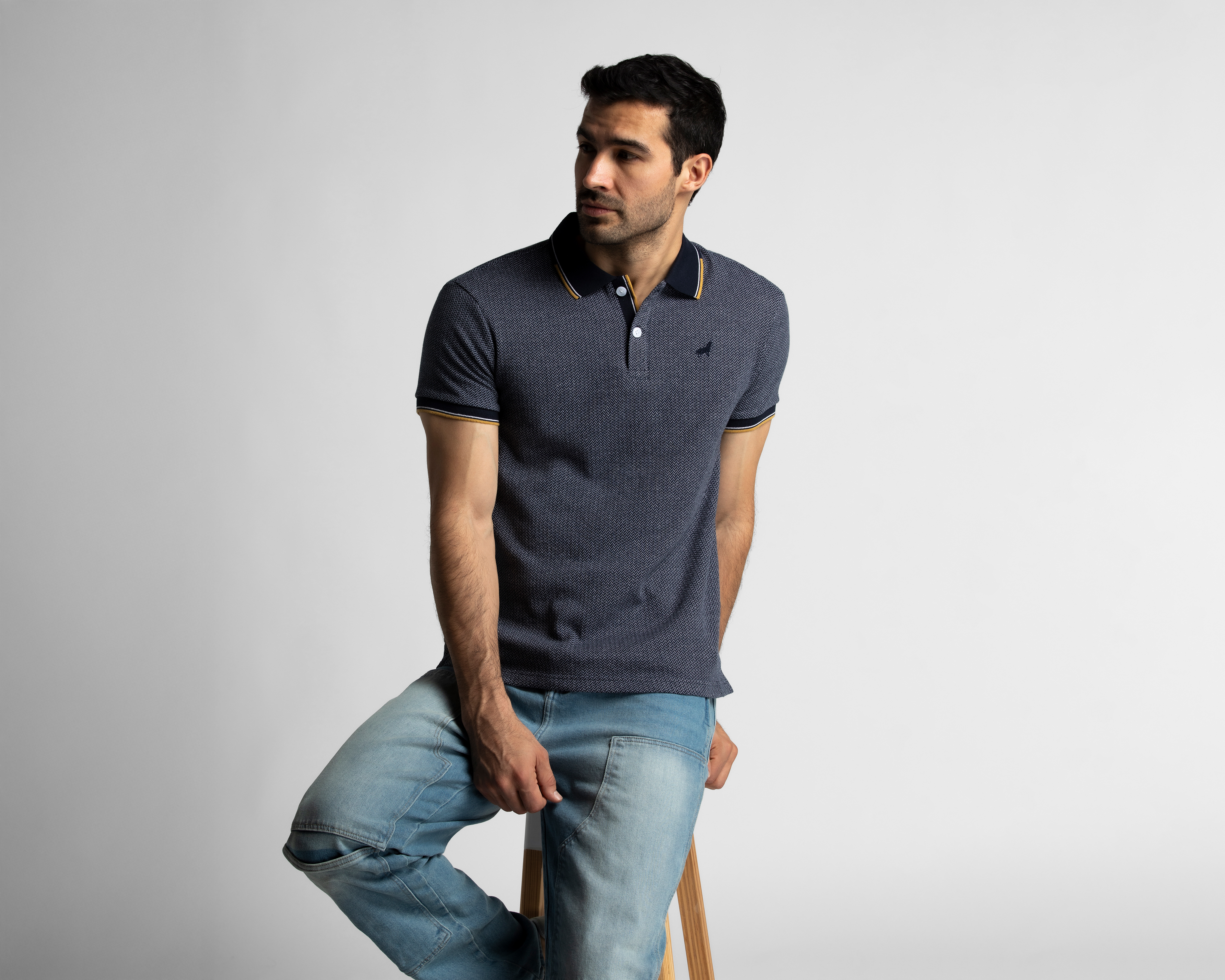 Foto 3 pulgar | Foto 2 | Playera Polo Refill para Hombre
