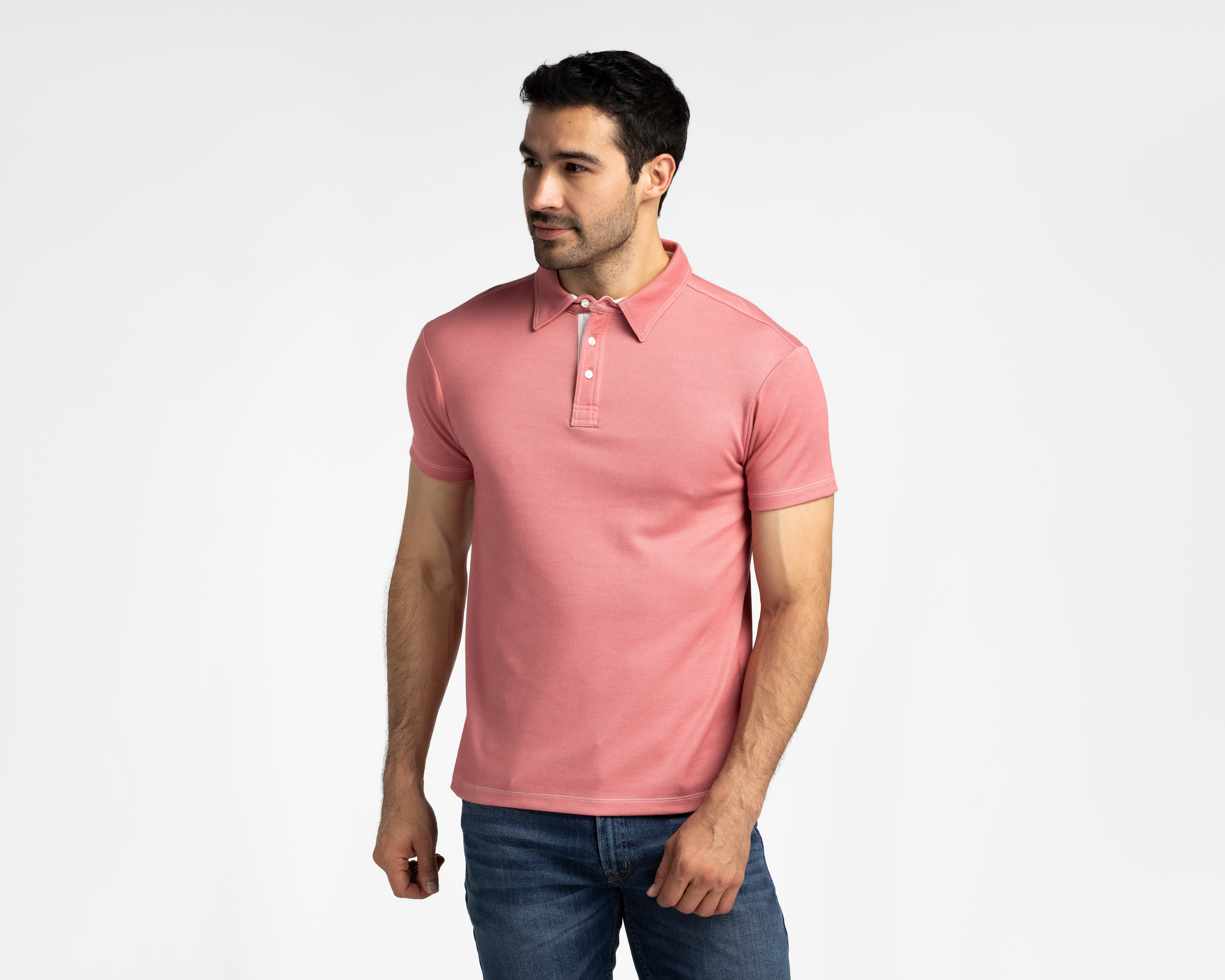 Playera Polo Porto Sur Rosa para Hombre