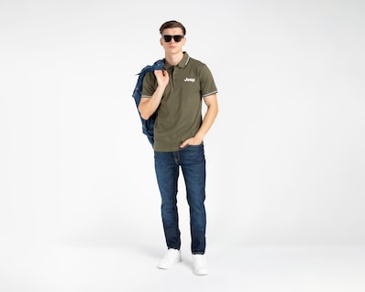 Foto 2 | Foto 2 | Playera Polo Jeep Verde para Hombre