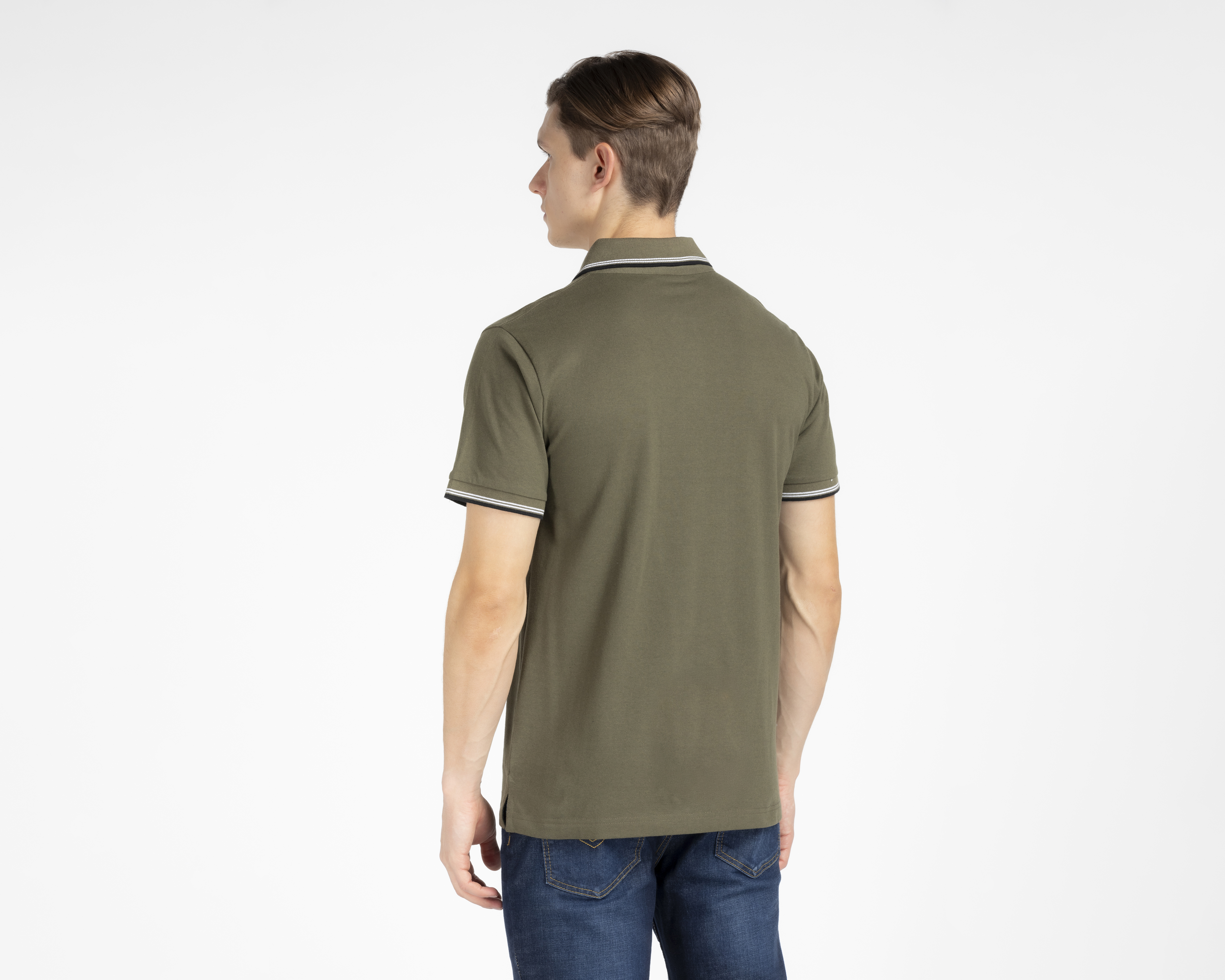 Foto 5 pulgar | Foto 4 | Playera Polo Jeep Verde para Hombre