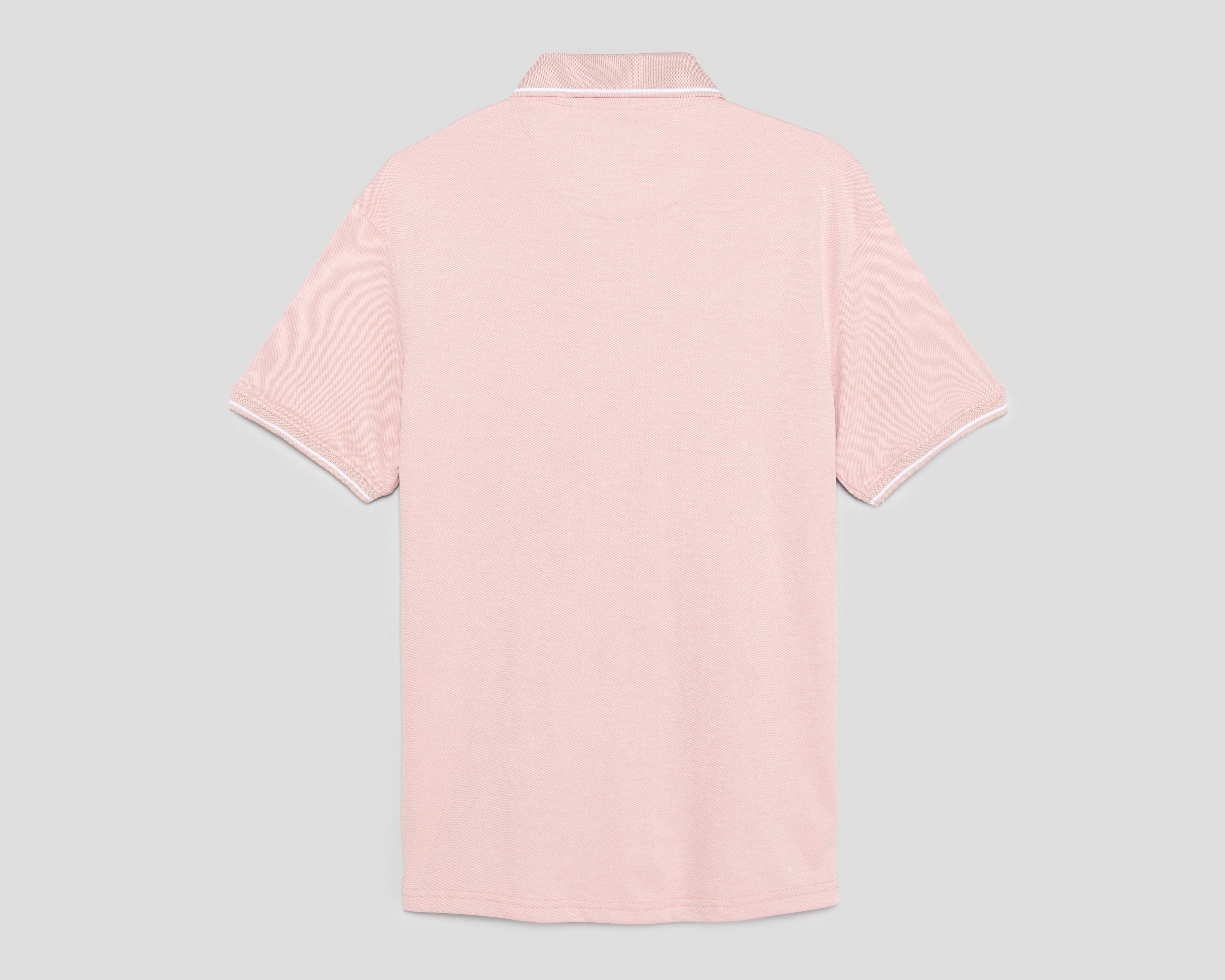 Foto 3 pulgar | Foto 2 | Playera Polo Porto Sur Manga Corta Rosa para Hombre