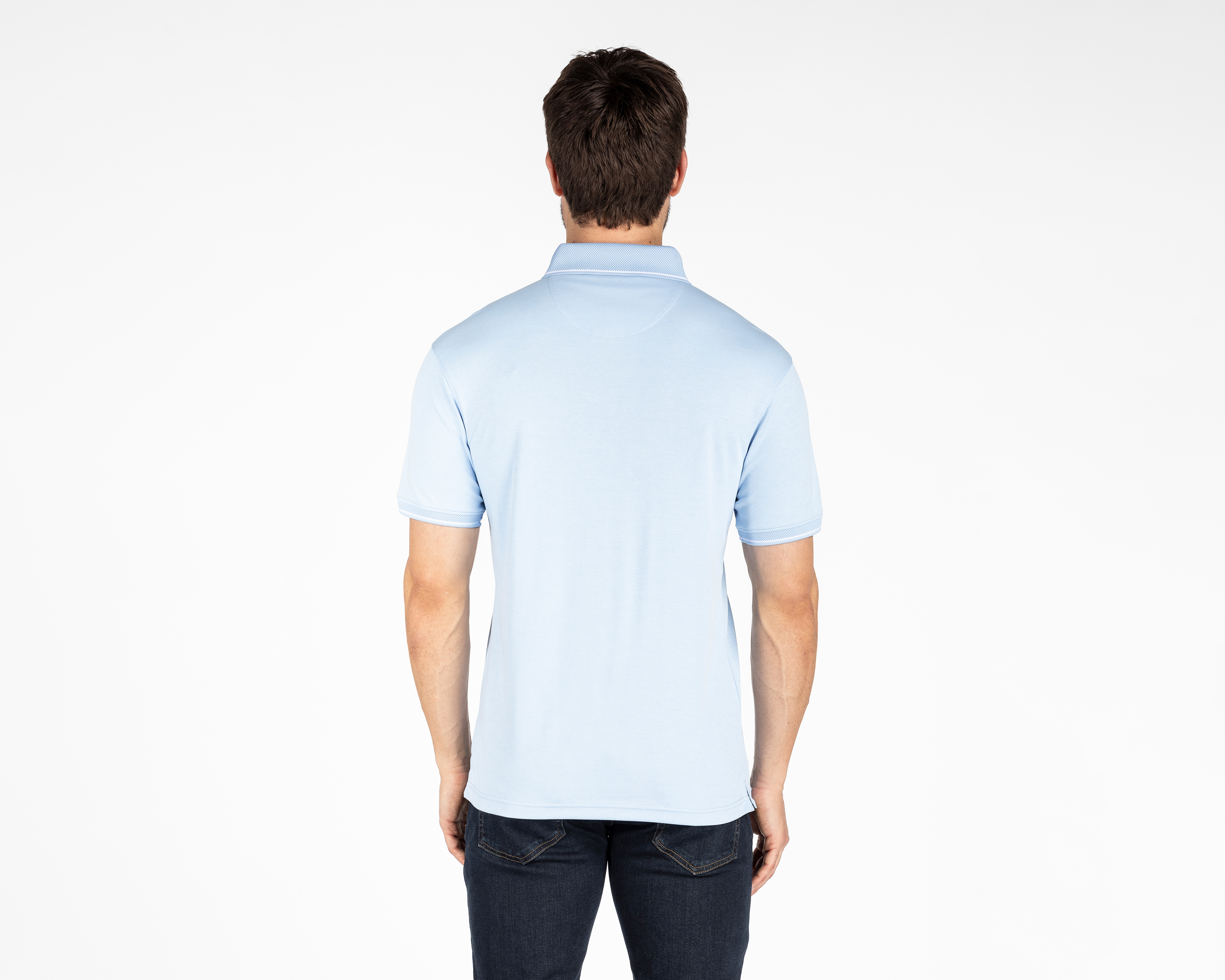 Foto 3 pulgar | Foto 2 | Playera Polo Porto Sur Azul para Hombre