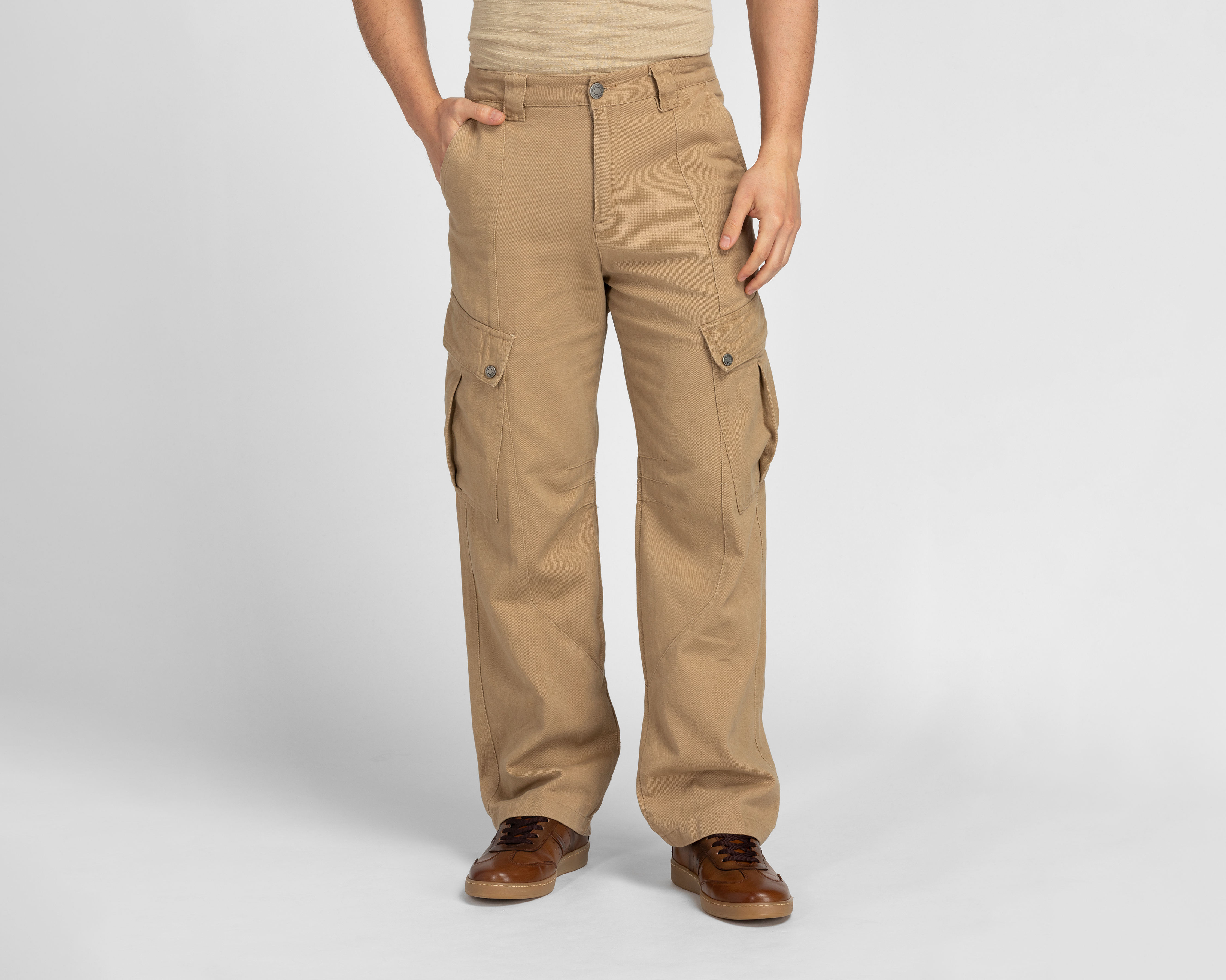 Pantalón Cargo Refill Caqui para Hombre