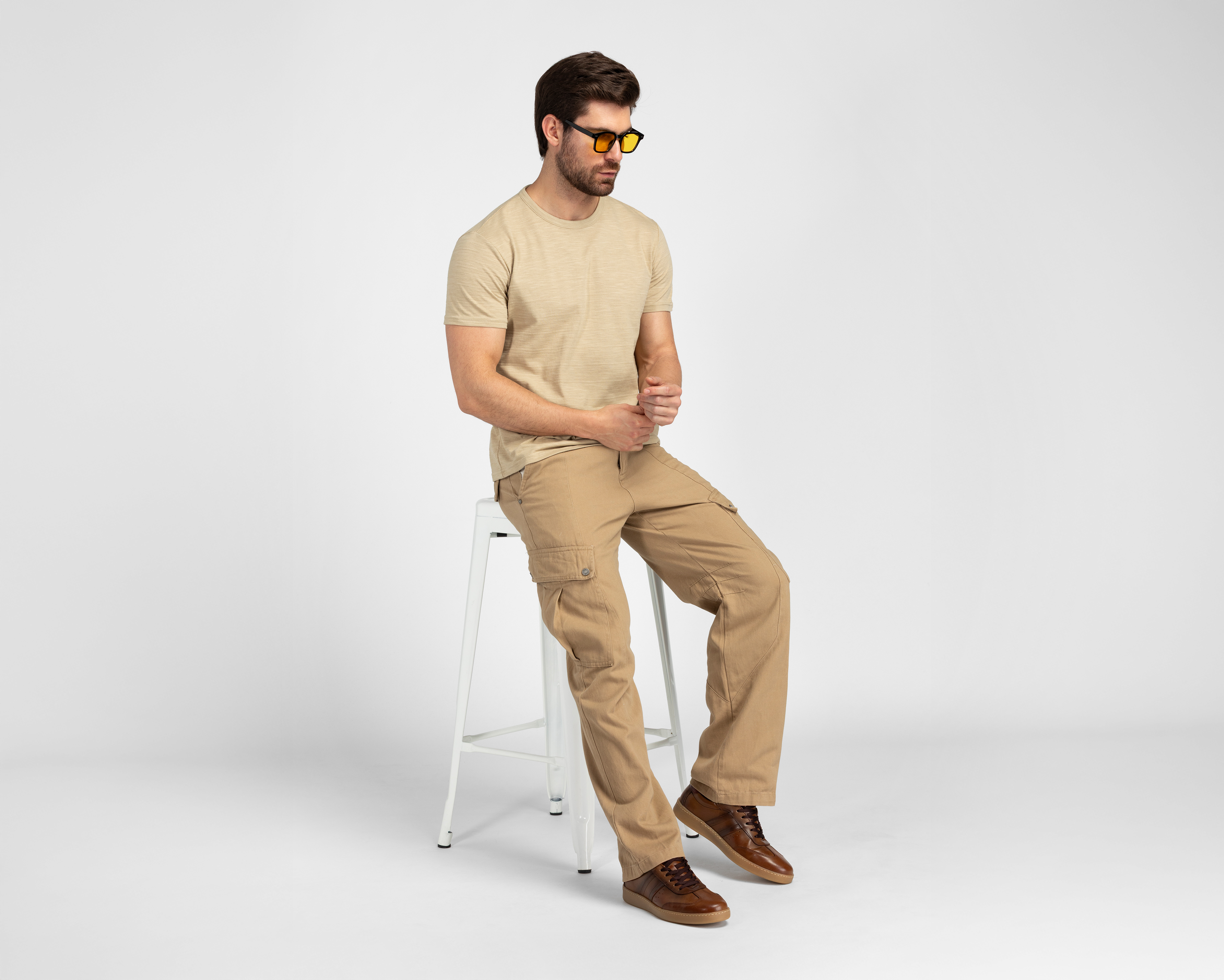 Foto 3 pulgar | Foto 2 | Pantalón Cargo Refill Caqui para Hombre