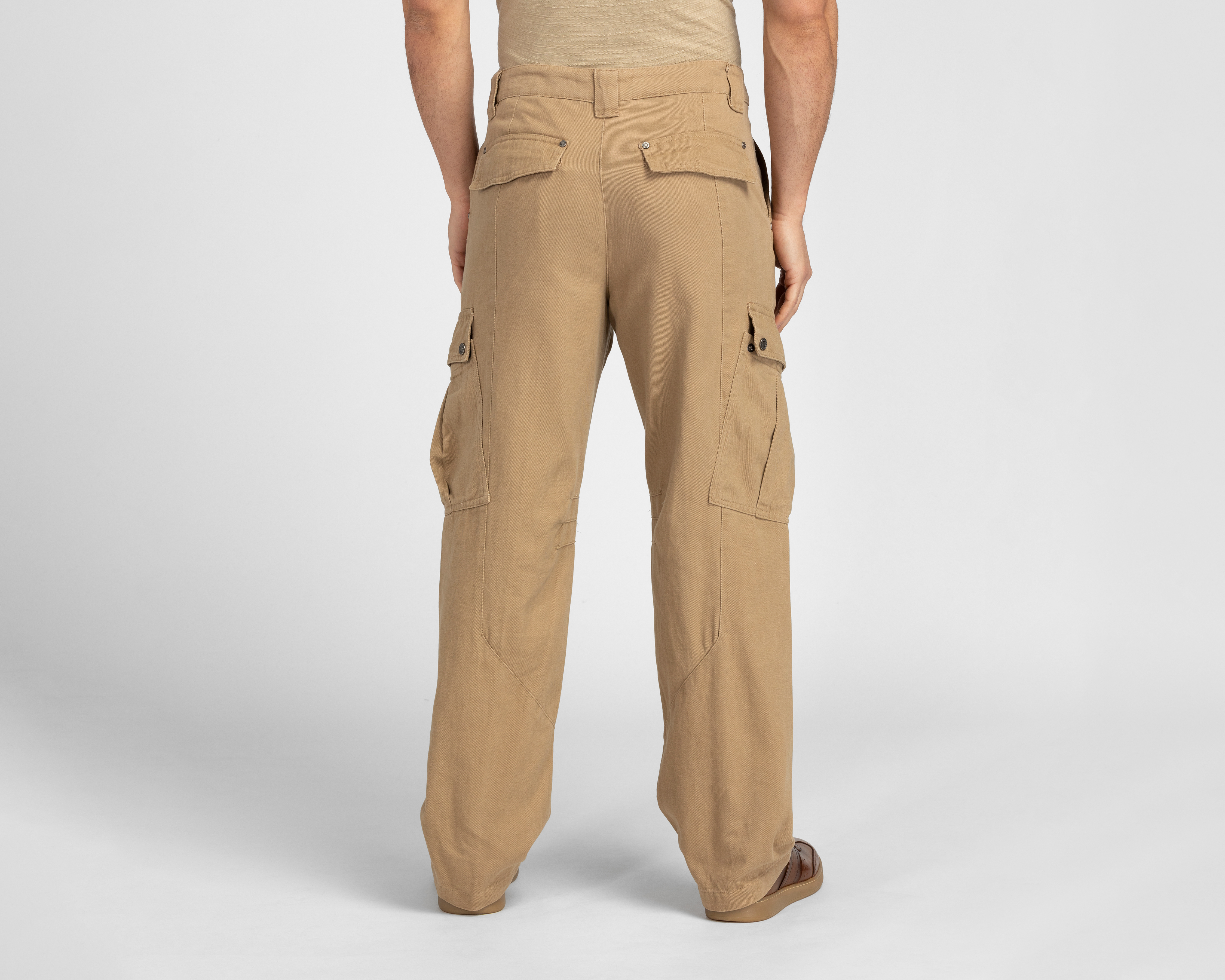 Foto 3 | Foto 3 | Pantalón Cargo Refill Caqui para Hombre