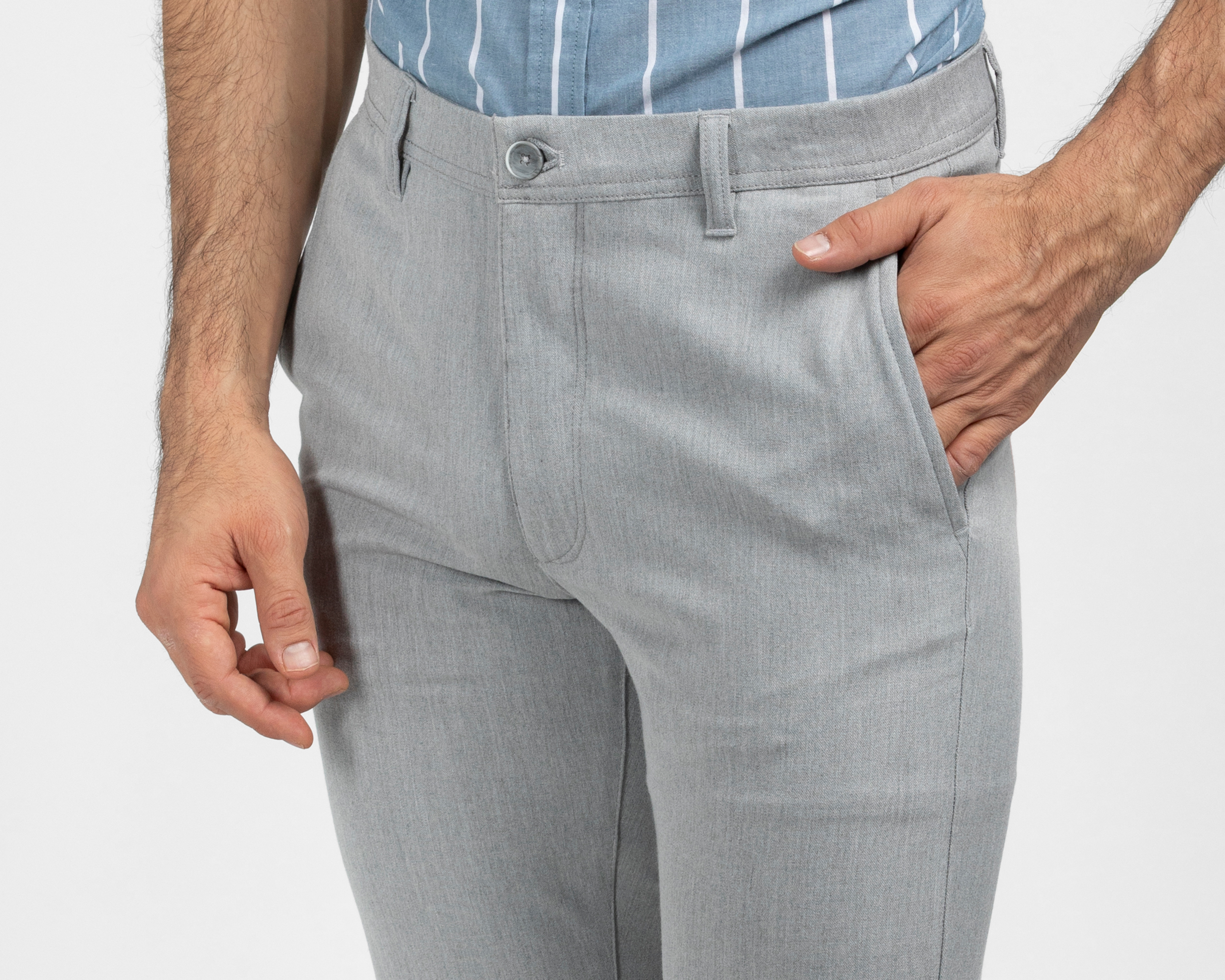 Foto 4 pulgar | Foto 3 | Pantalón Chino Porto Sur Gris para Hombre
