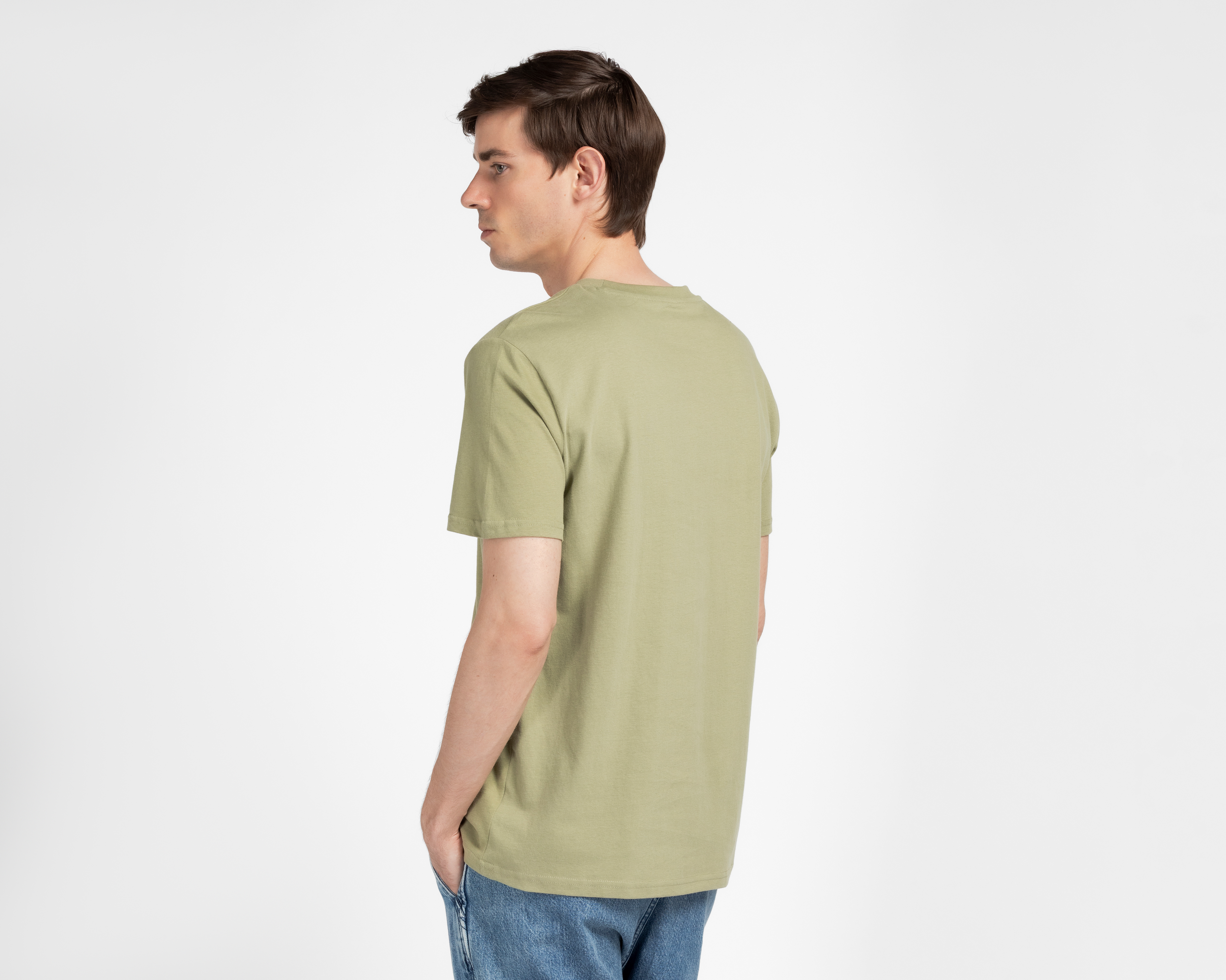 Foto 3 pulgar | Foto 2 | Playera Lucky Star Verde Cuello Redondo para Hombre