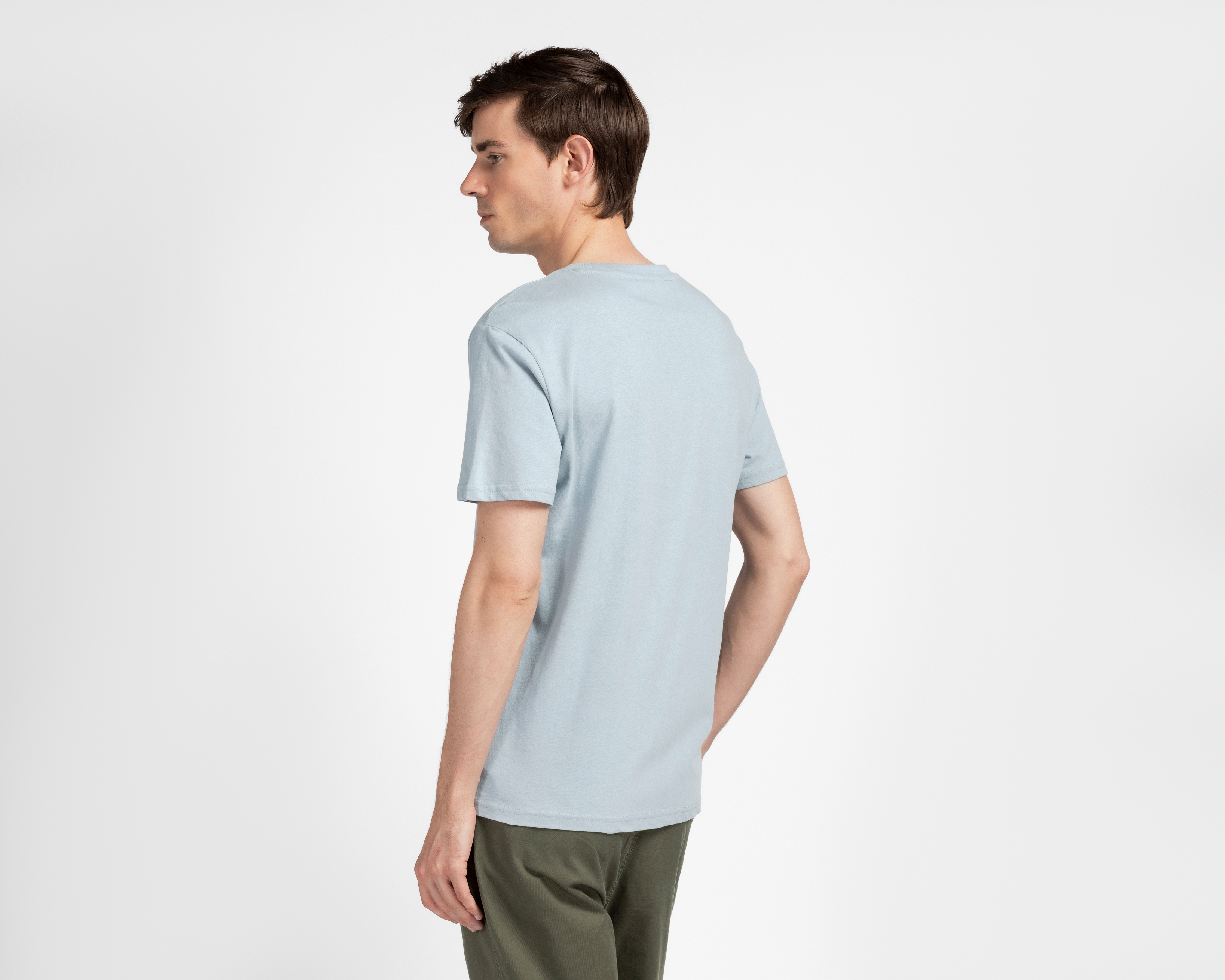 Foto 3 pulgar | Foto 2 | Playera Lucky Star Azul Cuello Redondo para Hombre