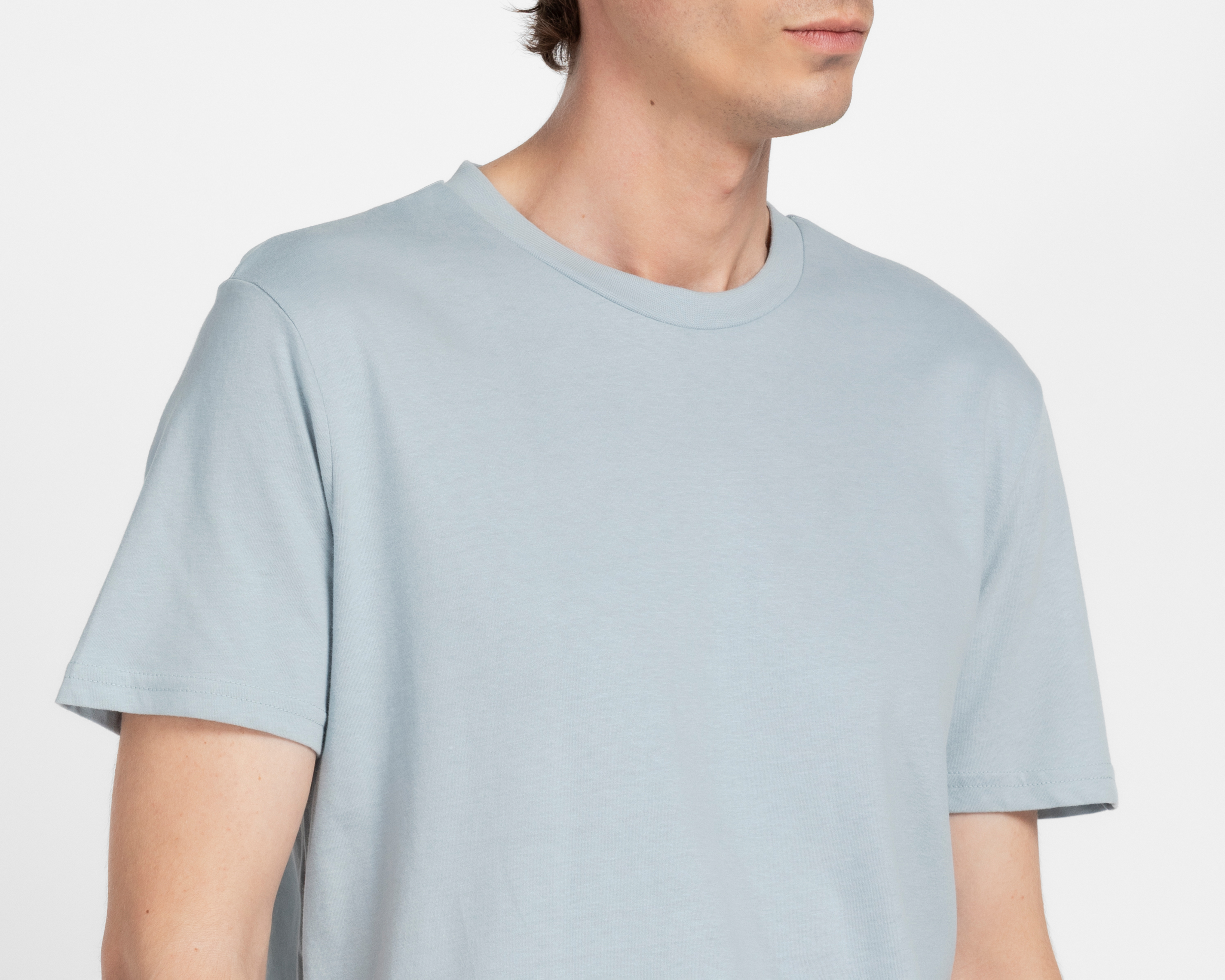 Foto 4 pulgar | Foto 3 | Playera Lucky Star Azul Cuello Redondo para Hombre