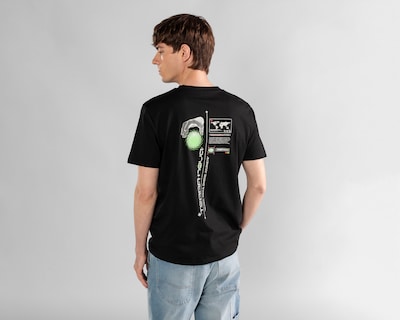 Foto 3 | Foto 3 | Playera de Cuello Redondo Strona Negra para Hombre