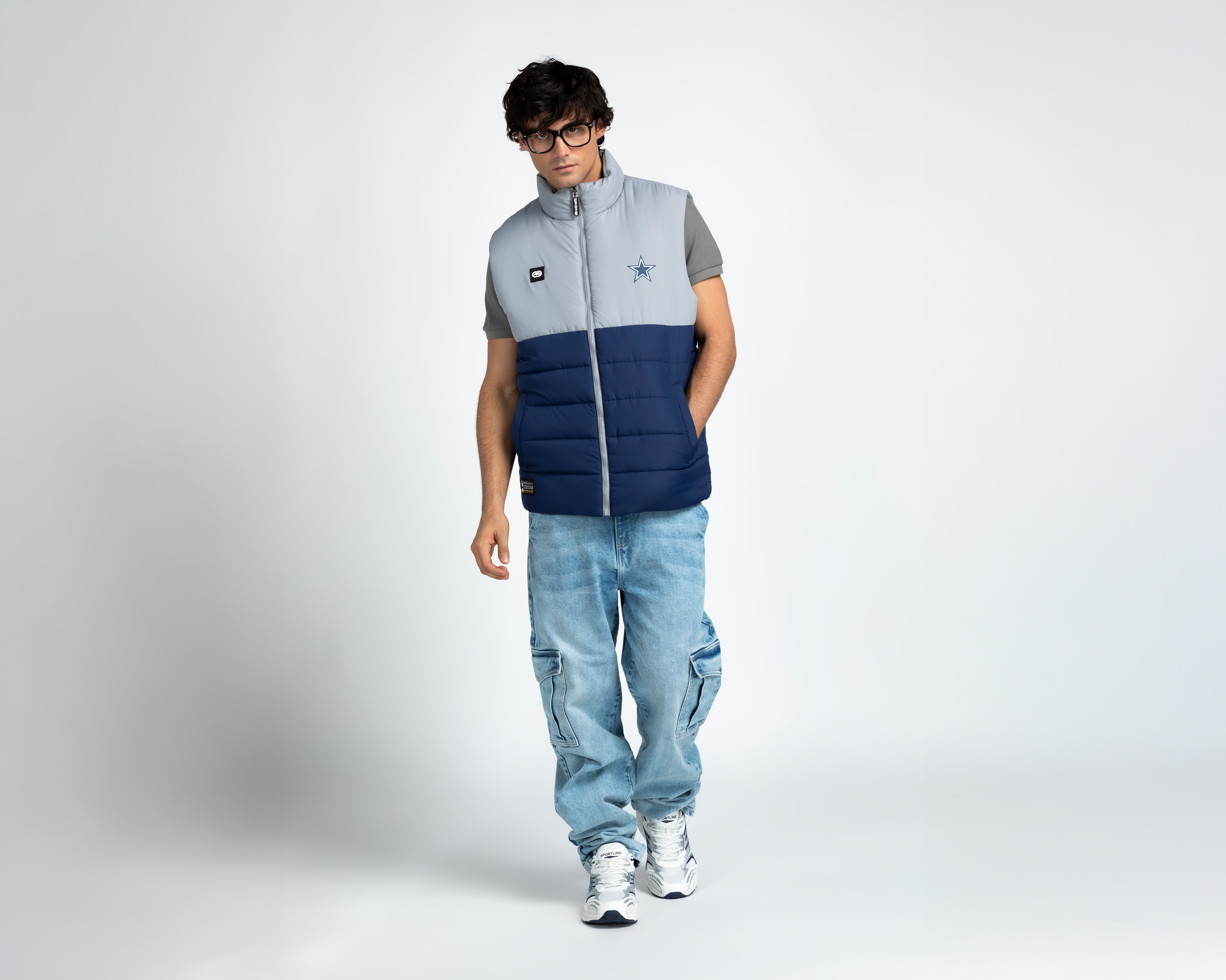 Foto 3 pulgar | Foto 2 | Chaleco Cuello Alto Ecko Unltd. para Hombre