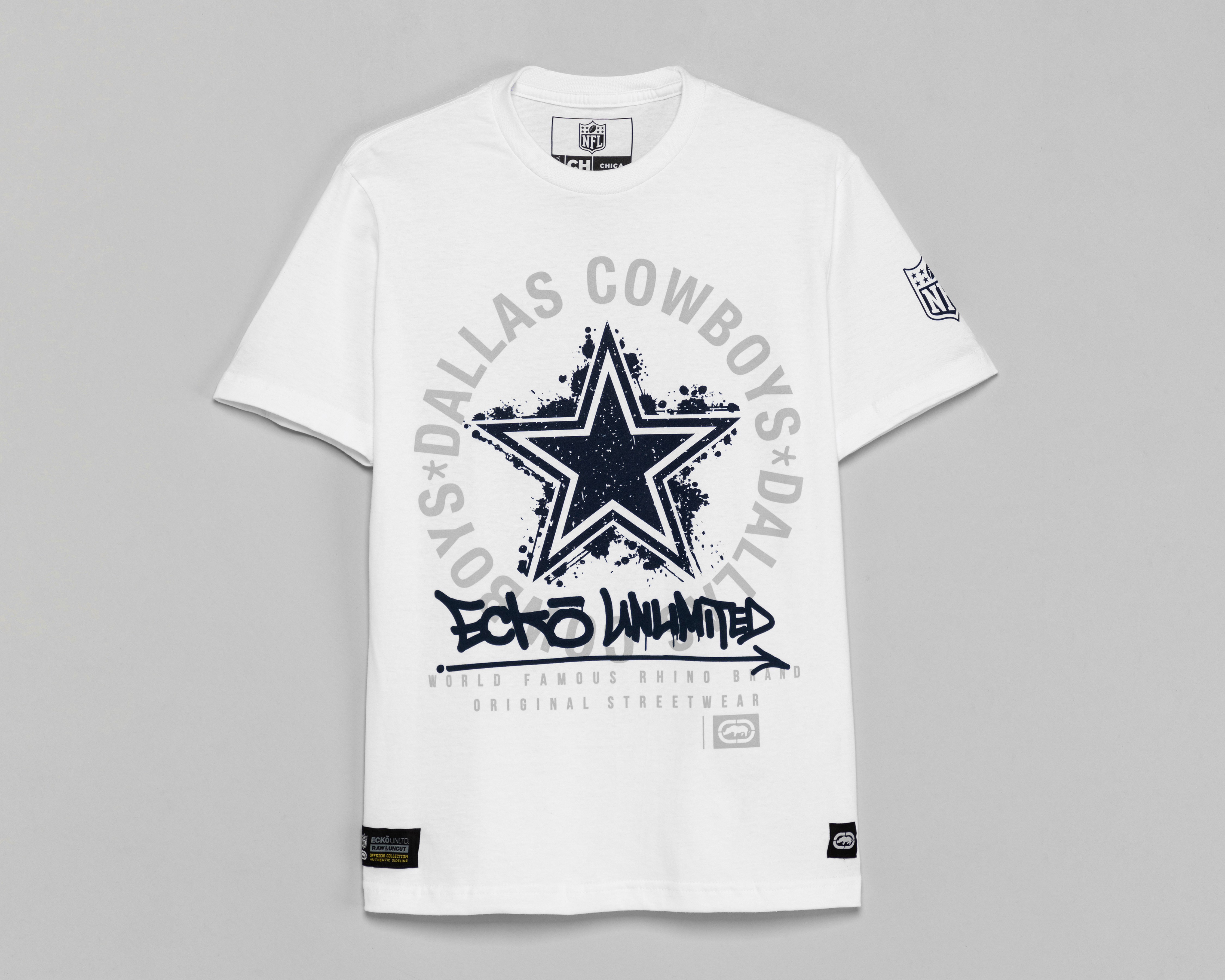 Foto 2 pulgar | Foto 1 | Playera Eckó Unldt. Dallas Cowboys Cuello Redondo