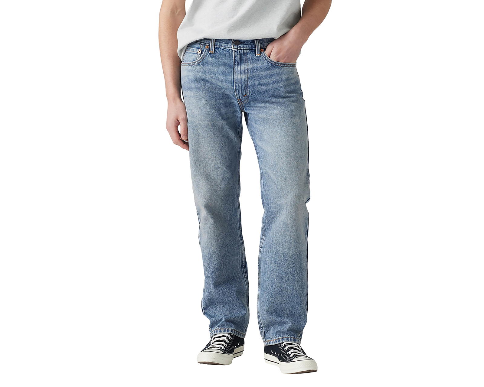 Foto 2 pulgar | Foto 1 | Jeans Relaxed Straight Levi's 555 para Hombre