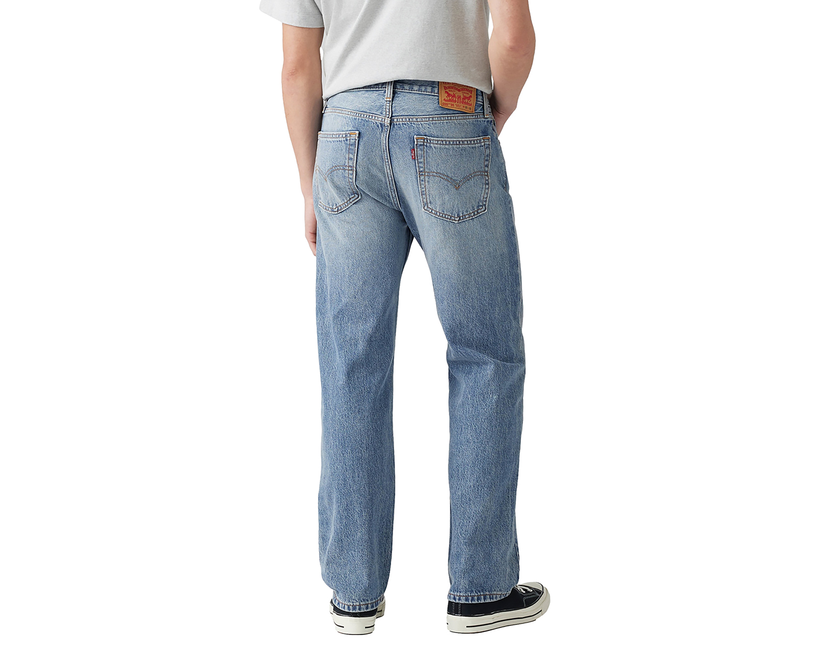 Foto 4 pulgar | Foto 3 | Jeans Relaxed Straight Levi's 555 para Hombre