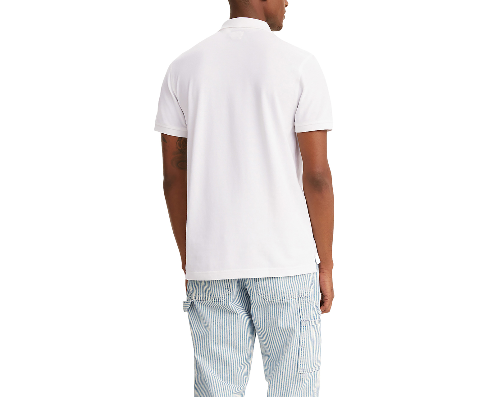 Foto 5 pulgar | Foto 4 | Playera Polo Levi's Blanca para Hombre