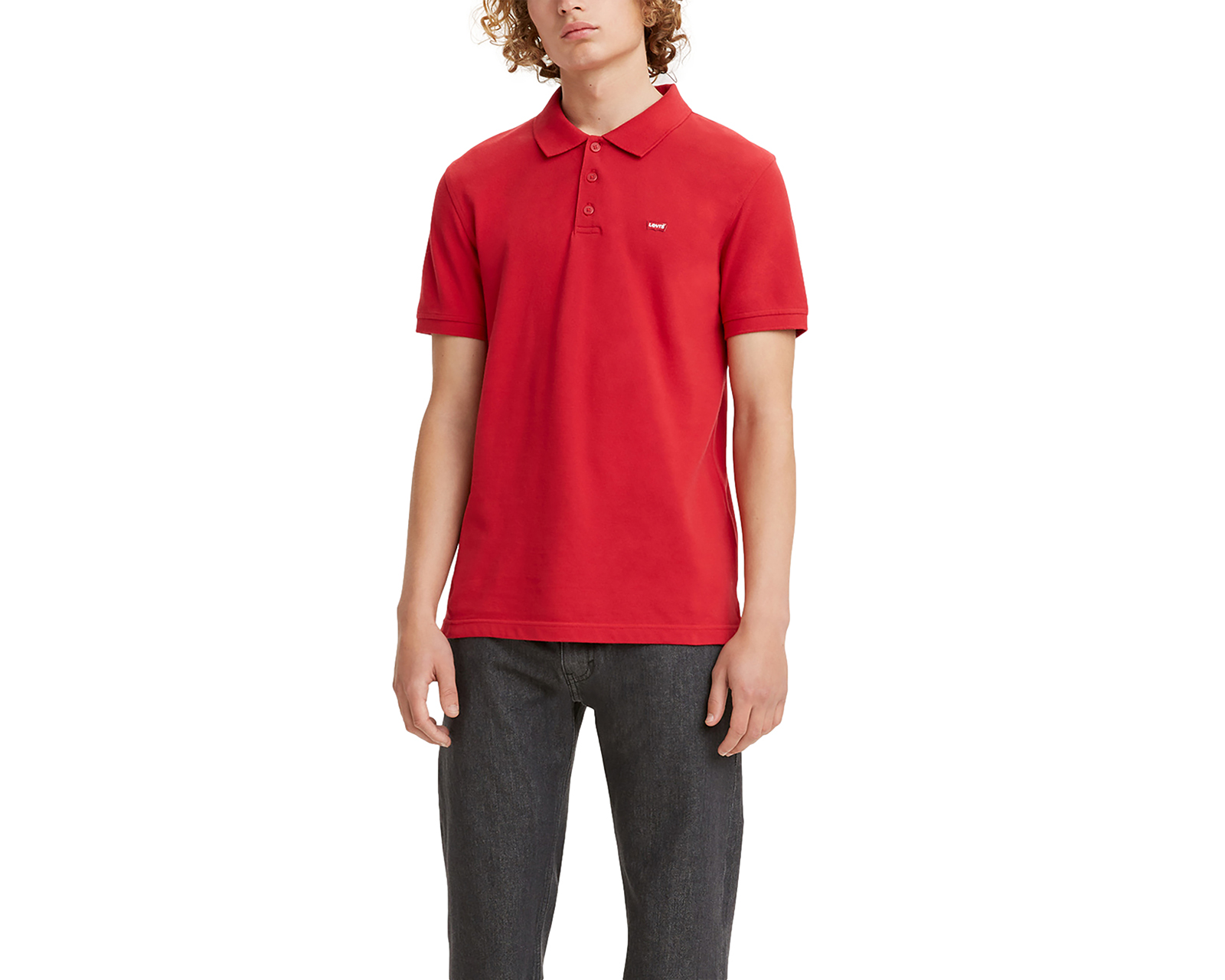 Foto 4 pulgar | Foto 3 | Playera Polo Levi's Roja para Hombre
