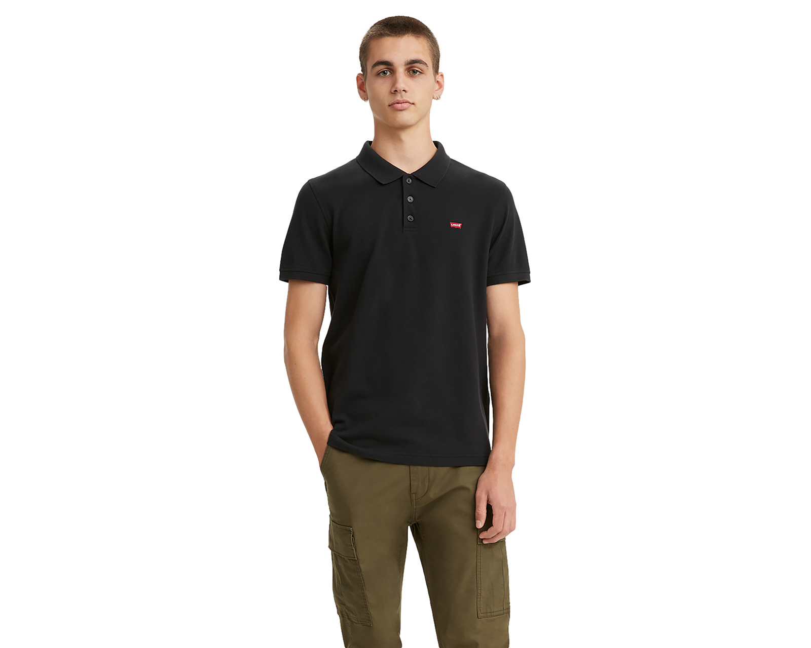Playera Polo Levi's Negra para Hombre