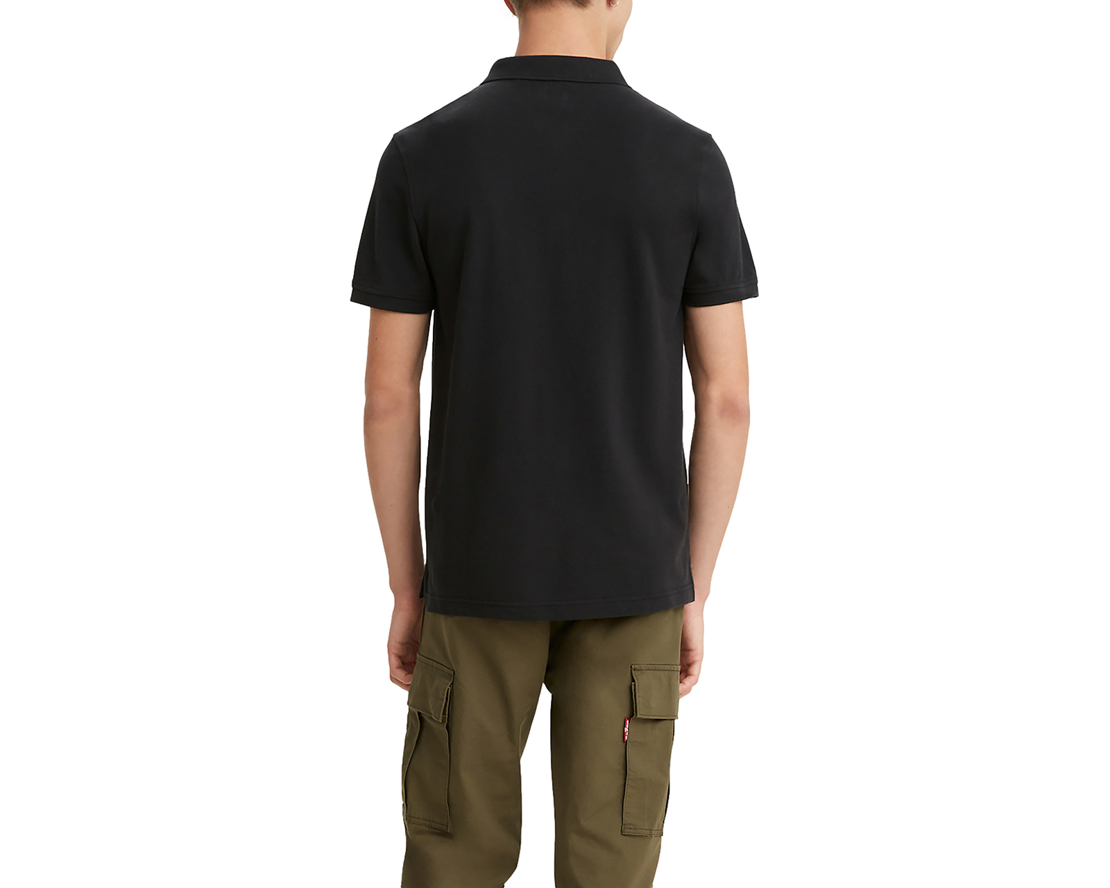 Foto 5 pulgar | Foto 4 | Playera Polo Levi's Negra para Hombre