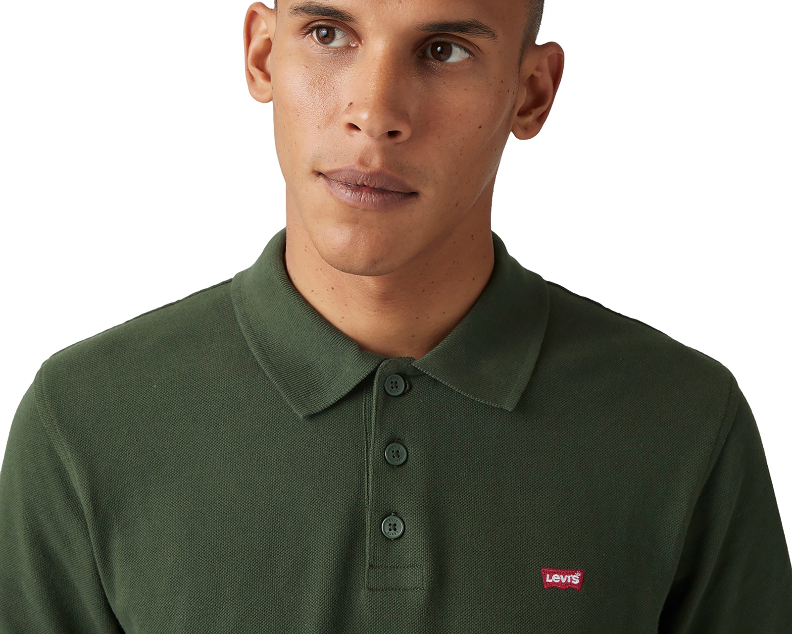 Foto 5 pulgar | Foto 4 | Playera Polo Levi's Verde para Hombre