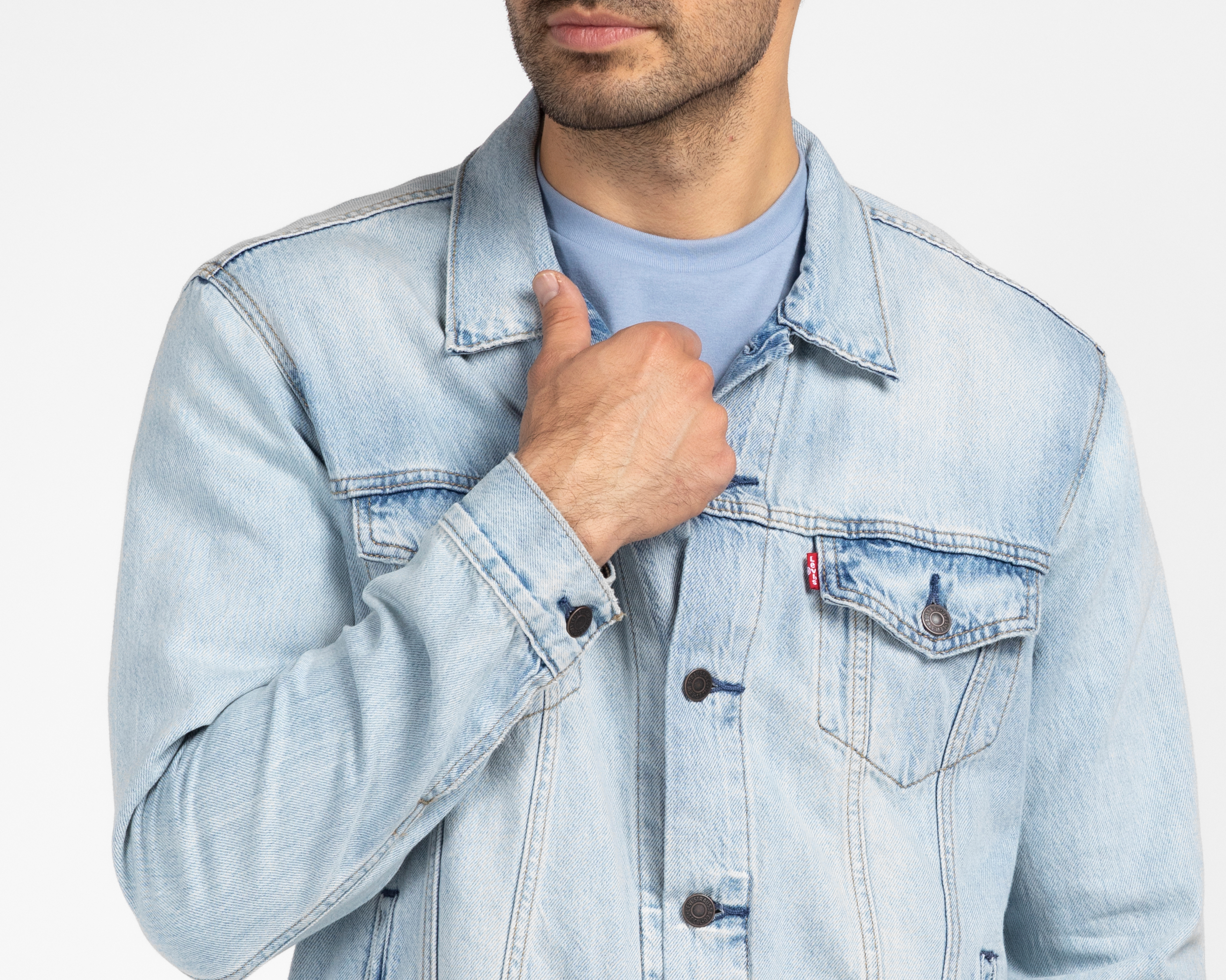 Foto 3 | Foto 3 | Chamarra Trucker Levi's para Hombre