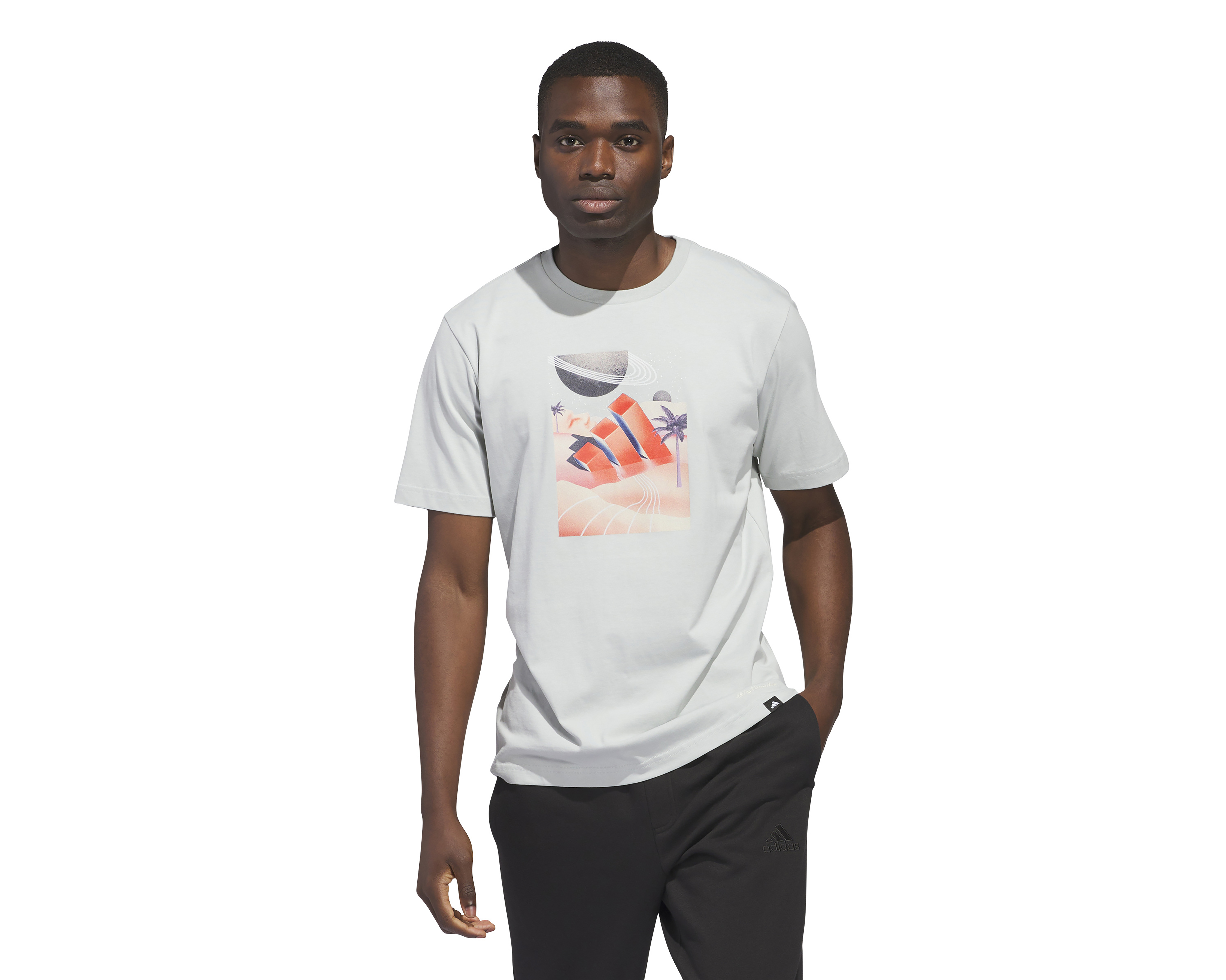Foto 2 pulgar | Foto 1 | Playera Adidas All Day I Dream About Summer para Hombre
