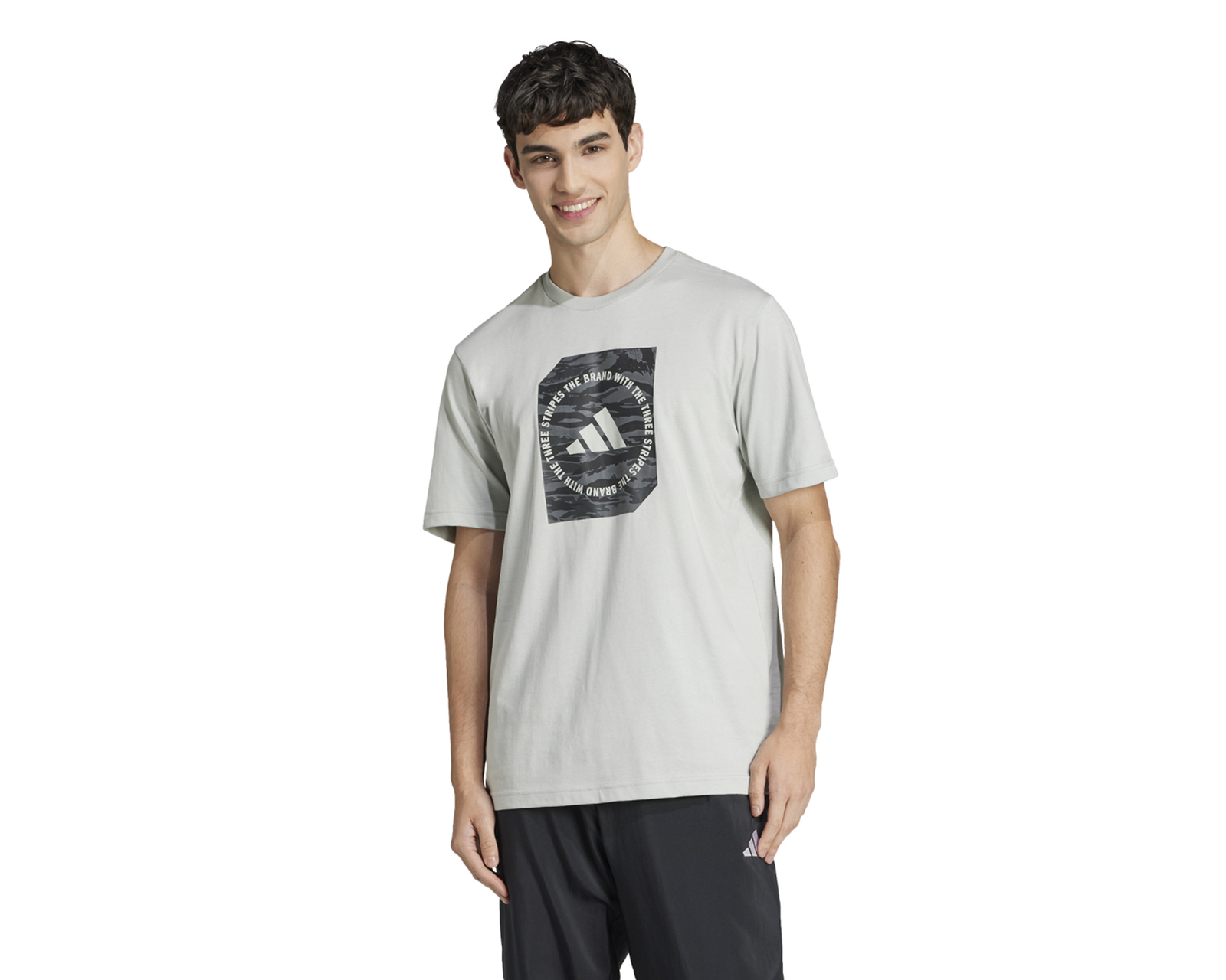 Foto 3 pulgar | Foto 2 | Playera Adidas Camo Shape Graphic de Entrenamiento para Hombre