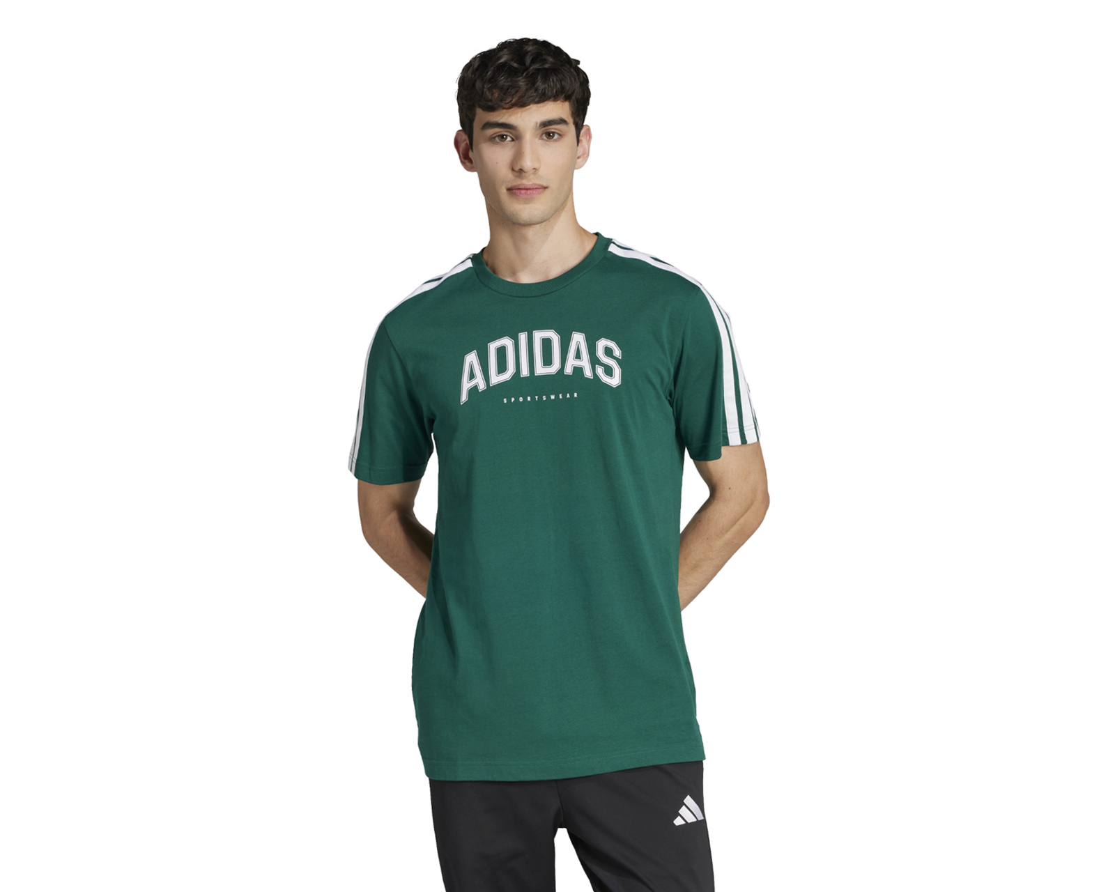 Foto 3 pulgar | Foto 2 | Playera Adidas Codes Collegiate Linear Graphic de Entrenamiento para Hombre