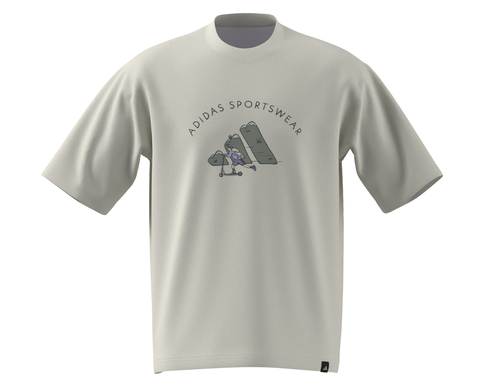 Foto 4 pulgar | Foto 3 | Playera Adidas Codes Doodle Scooter de Entrenamiento para Hombre