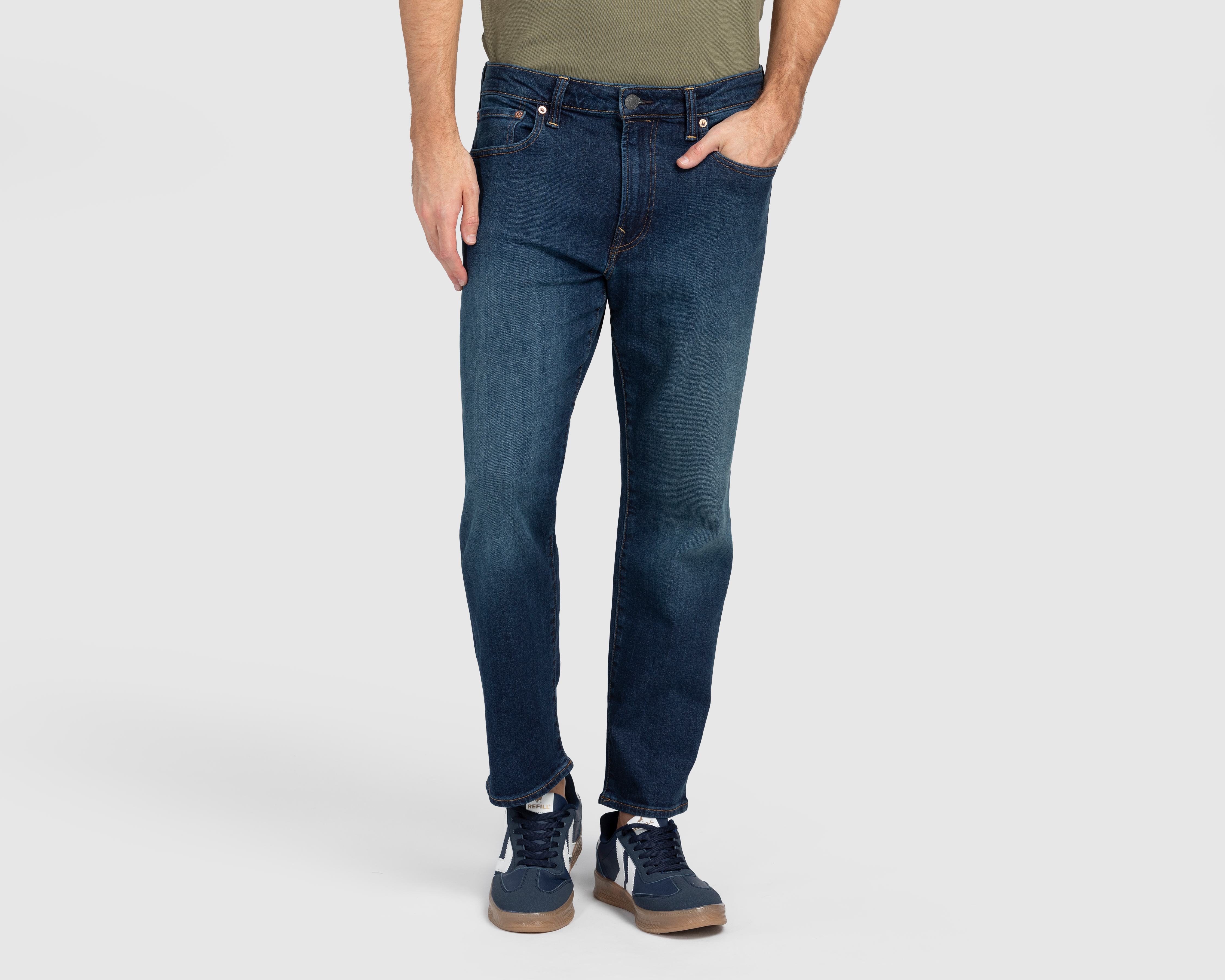 Foto 2 pulgar | Foto 1 | Jeans Straight American Eagle Dark Clean Original para Hombre