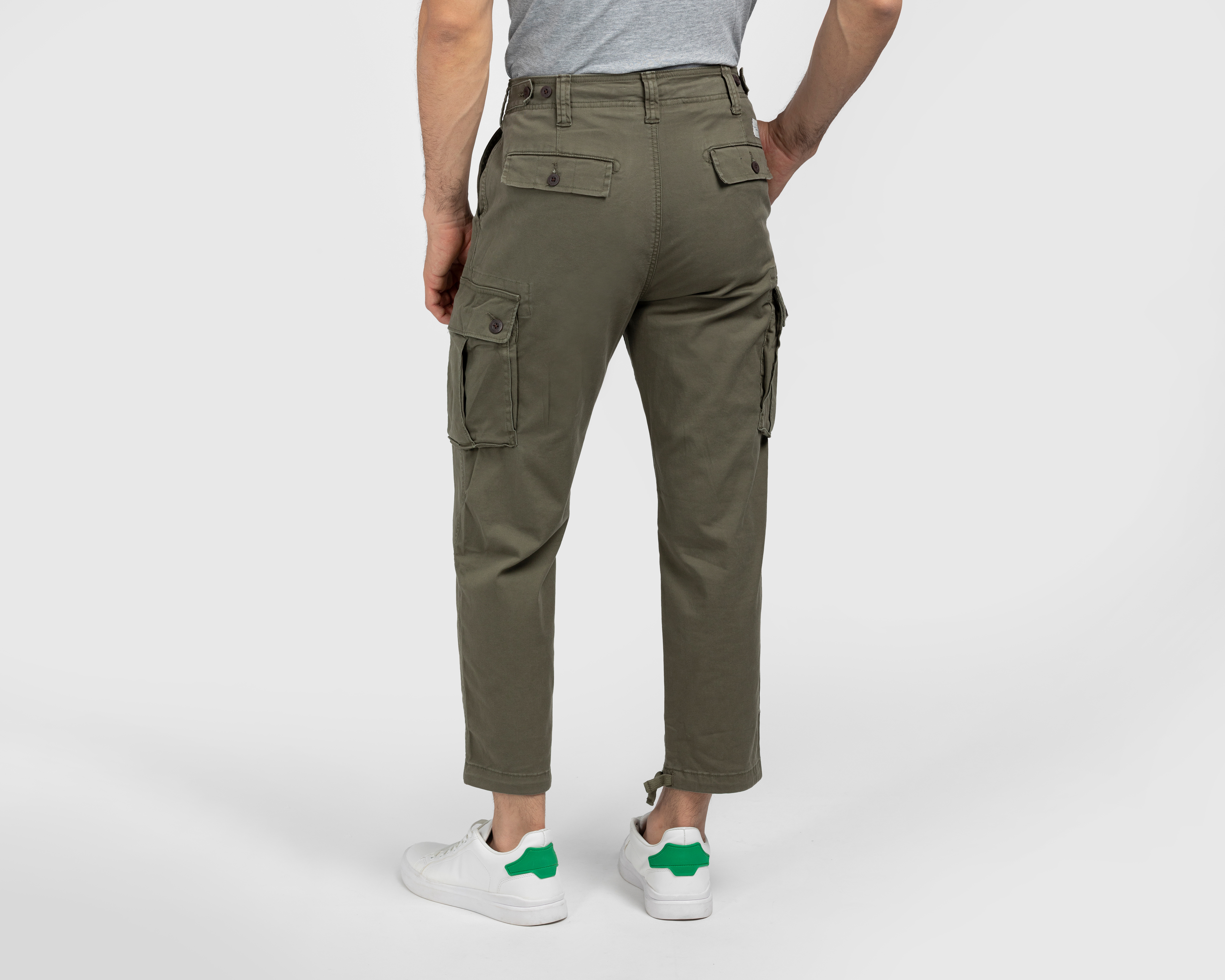 Foto 3 pulgar | Foto 2 | Pantalón Cargo American Eagle MFO Lived In Verde Olivo para Hombre