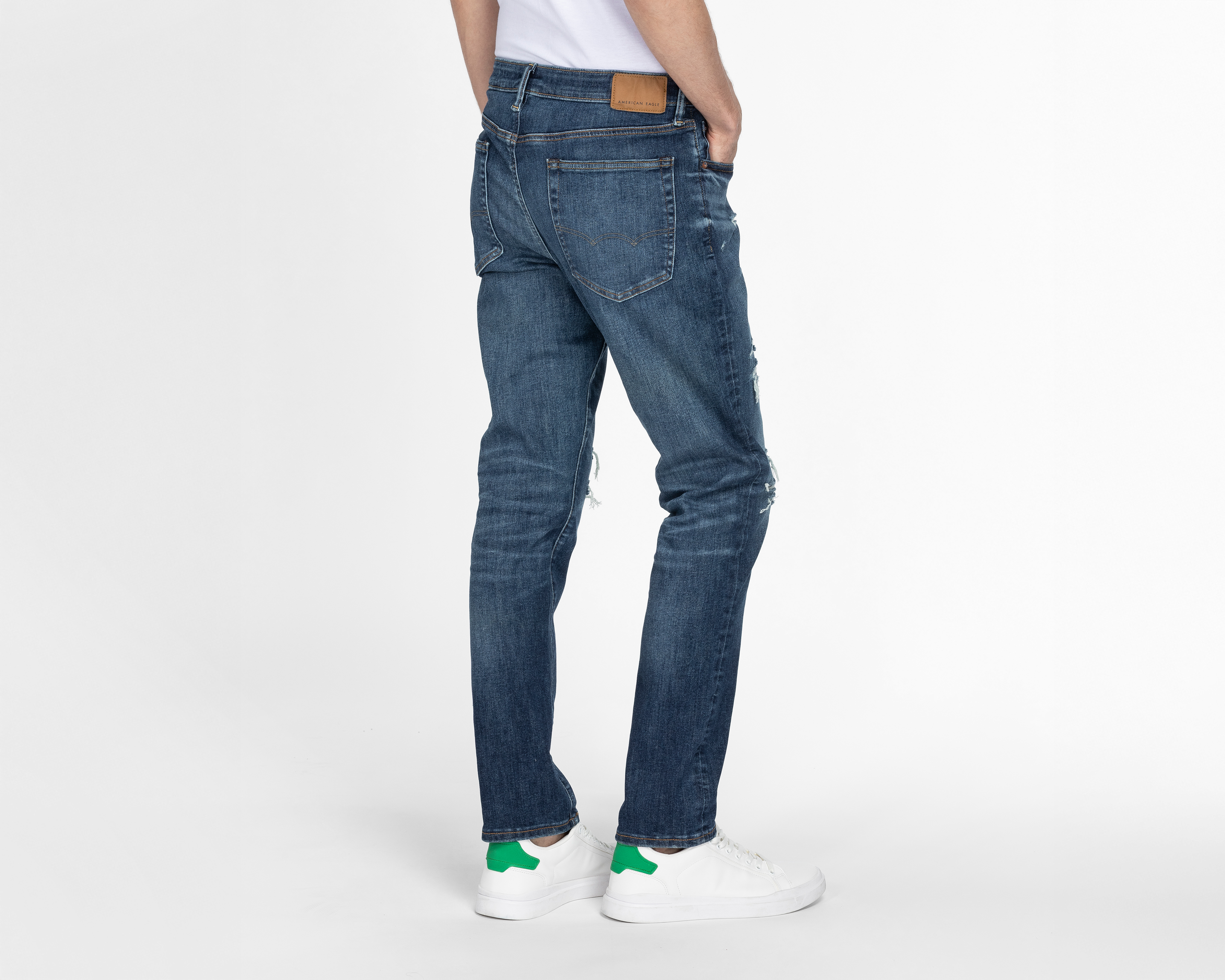 Foto 3 pulgar | Foto 2 | Jeans Slim American Eagle Medium Wash para Hombre