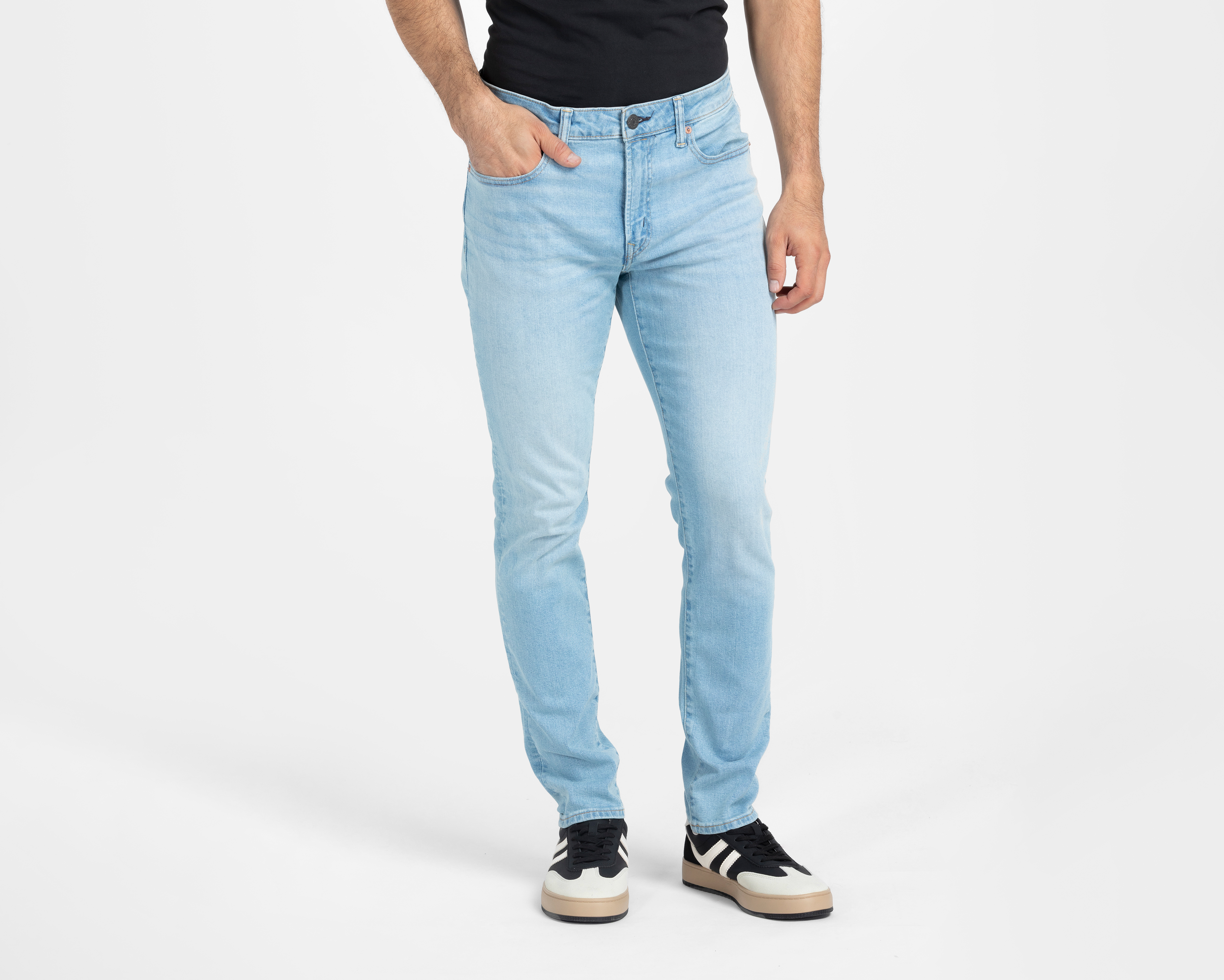 Jeans Slim Straight American Eagle Light Clean para Hombre