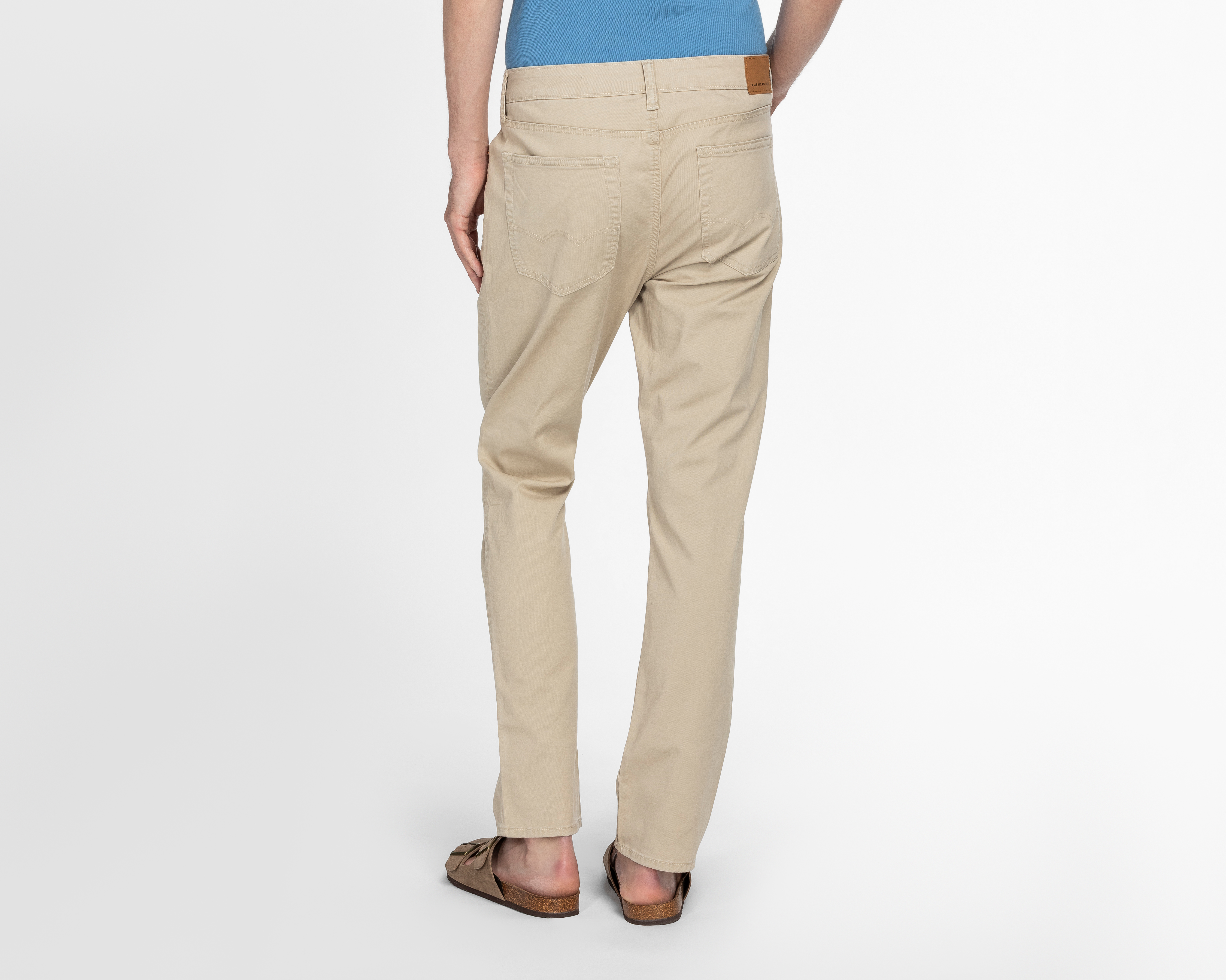 Foto 3 pulgar | Foto 2 | Pantalón Chino American Eagle Light Value Slim Straight para Hombre