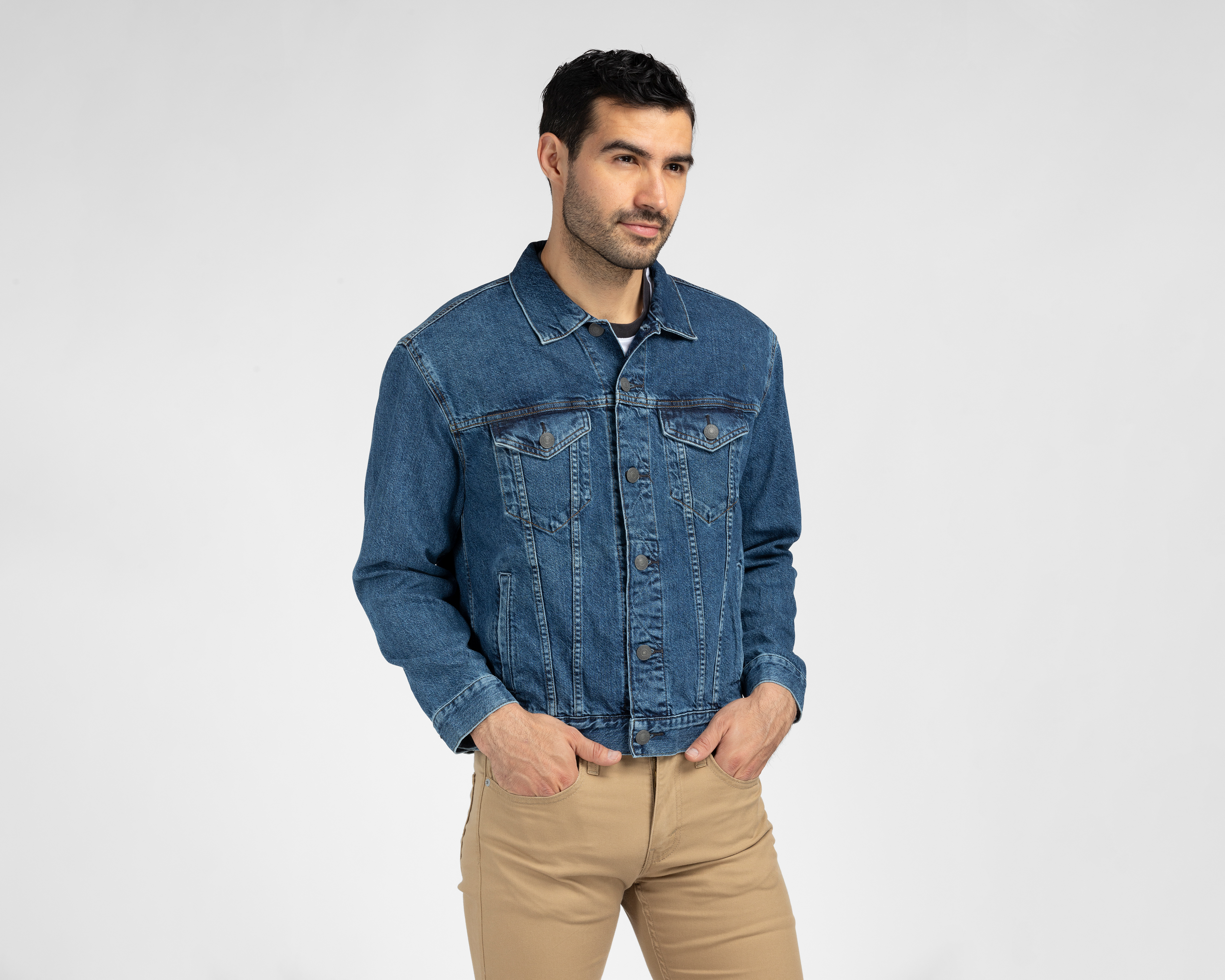 Chamarra Trucker de Algodón American Eagle para Hombre