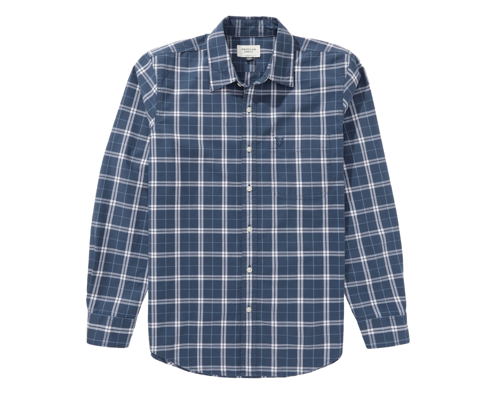 Foto 4 pulgar | Foto 3 | Camisa Casual de Algodón American Eagle Regular a Cuadros para Hombre