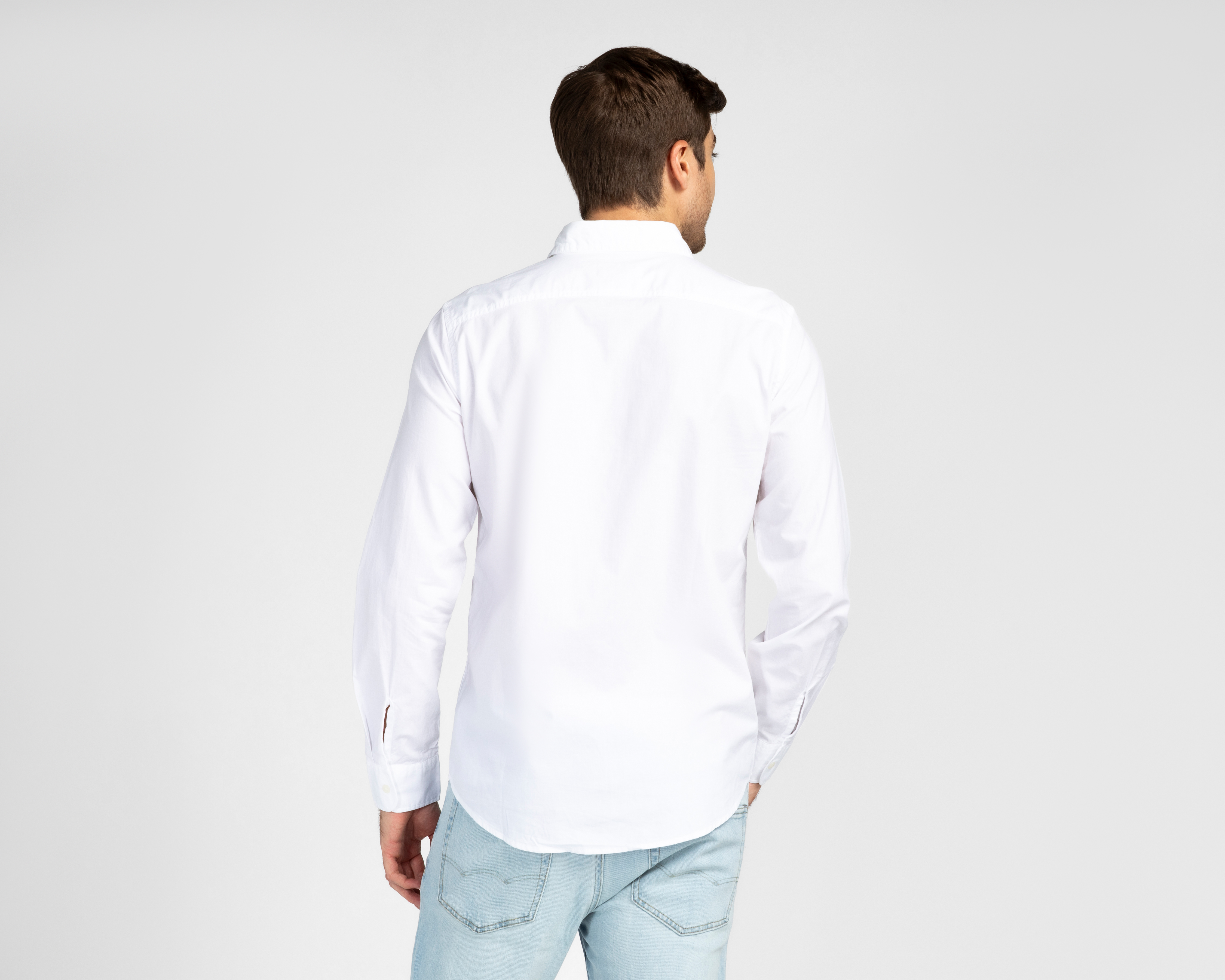 Foto 2 | Foto 2 | Camisa Casual de Algodón American Eagle Regular Lisa para Hombre