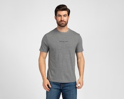 Playera de Cuello Redondo Gris American Eagle para Hombre