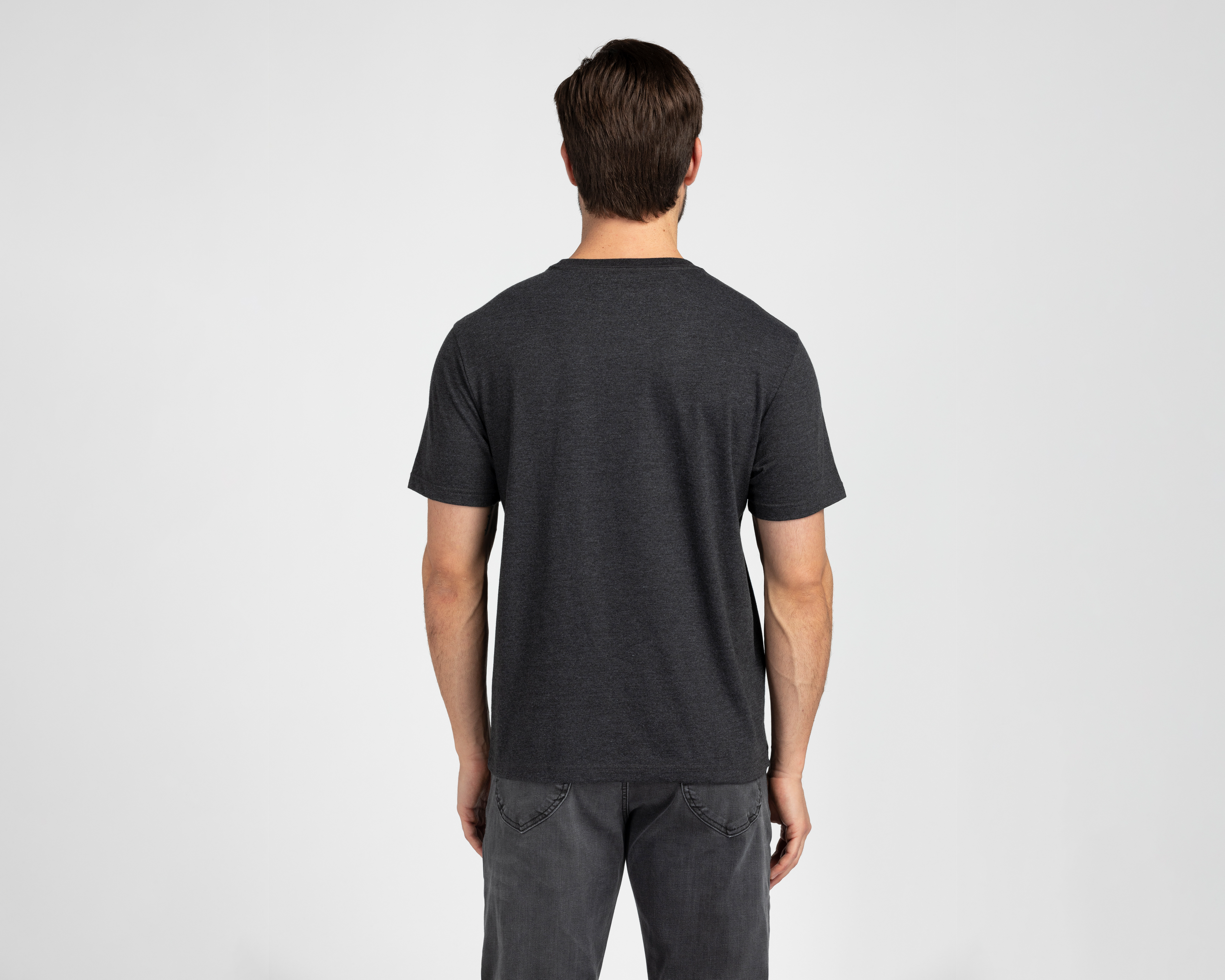 Foto 2 | Foto 2 | Playera de Cuello Redondo Gris American Eagle para Hombre