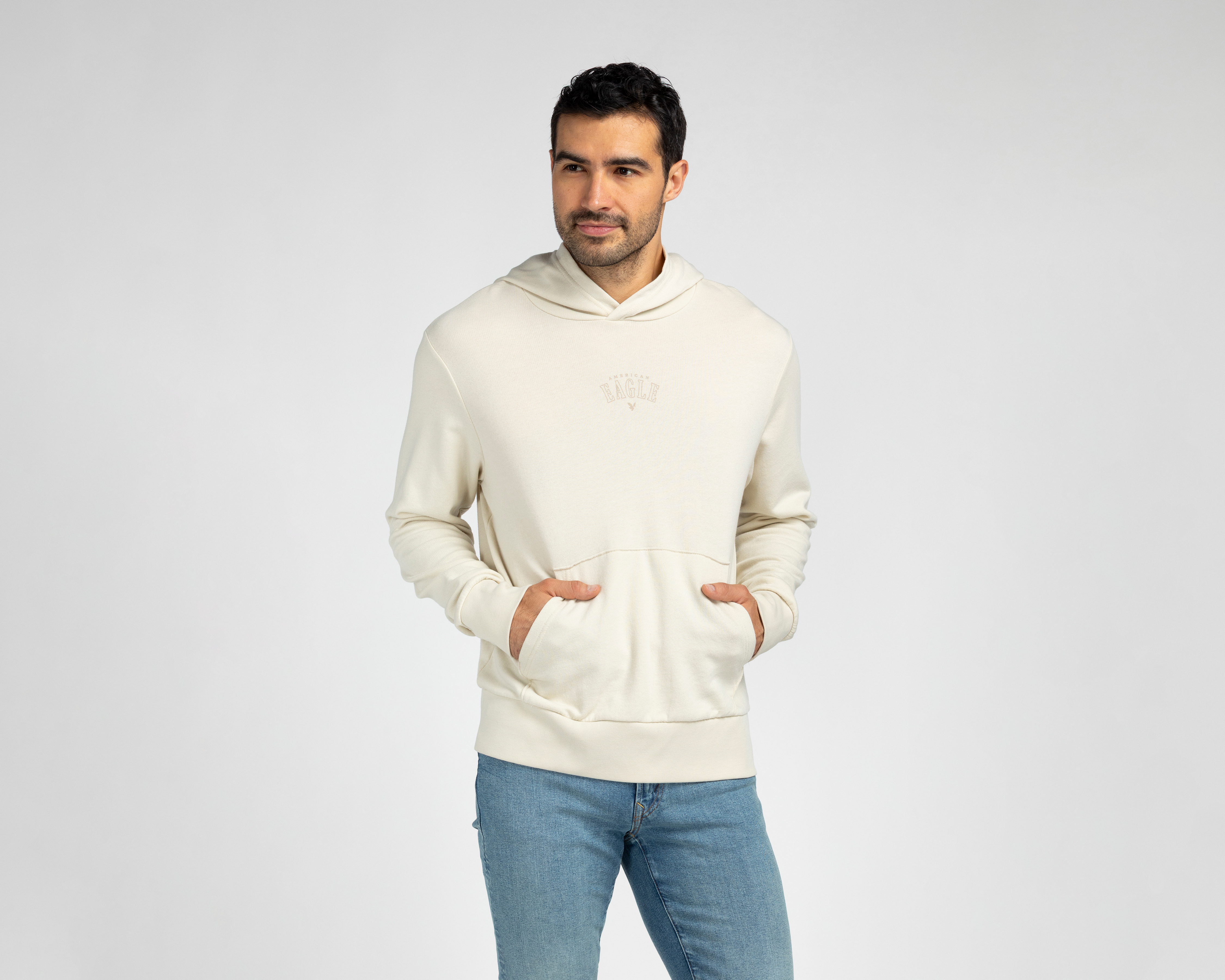 Foto 2 pulgar | Foto 1 | Sudadera con Capucha American Eagle para Hombre