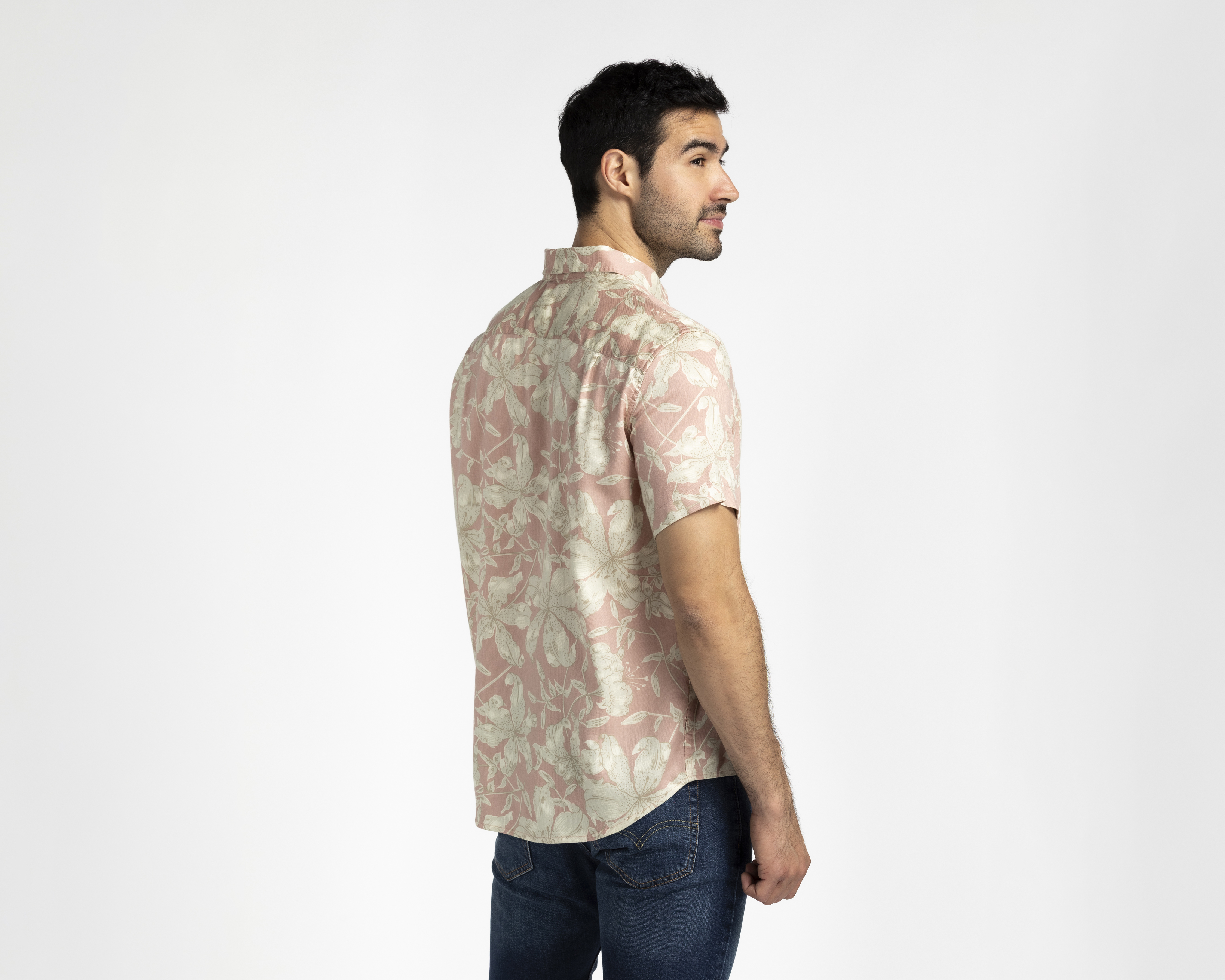 Foto 2 | Foto 2 | Camisa Casual American Eagle Regular Floral para Hombre
