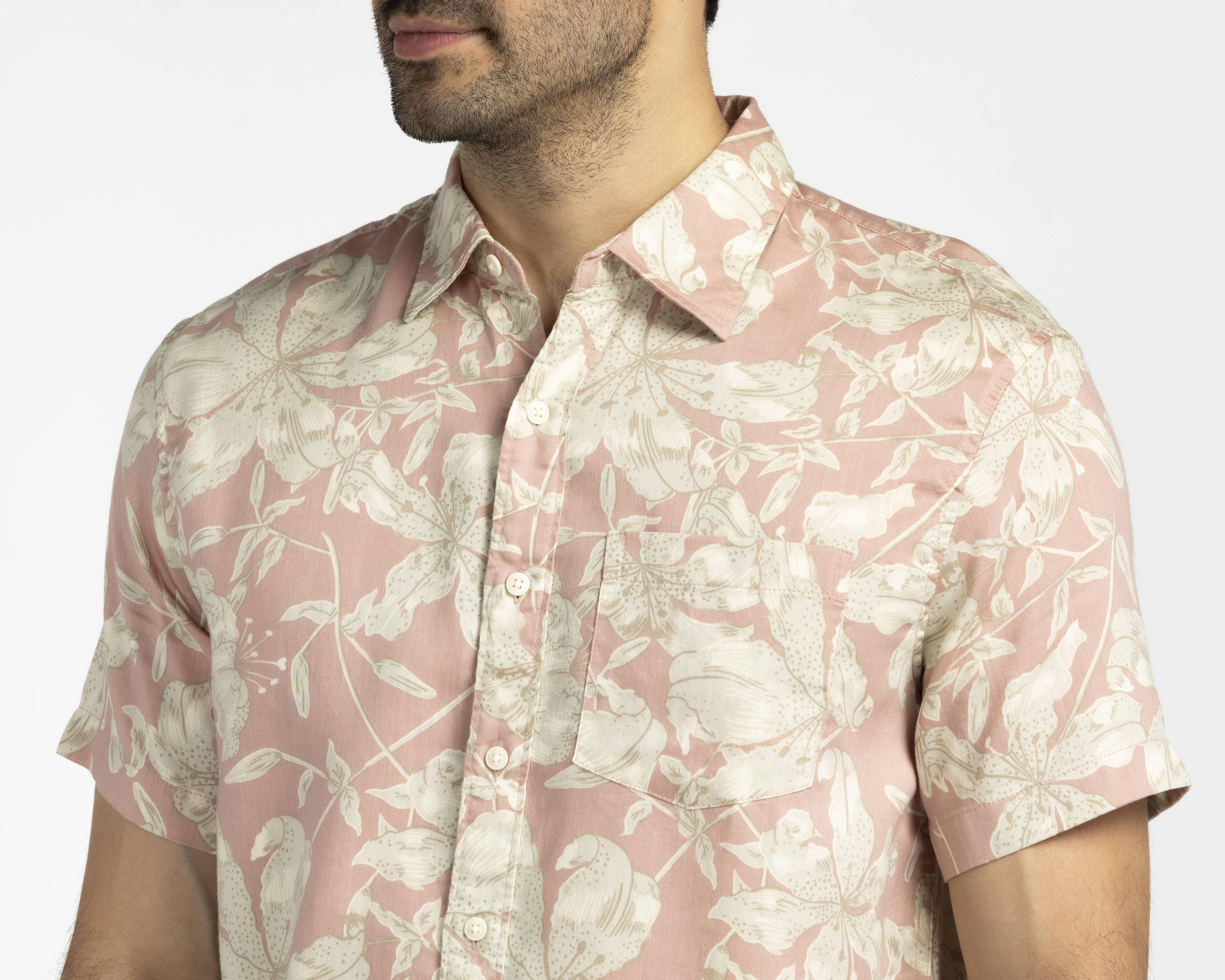 Foto 3 | Foto 3 | Camisa Casual American Eagle Regular Floral para Hombre