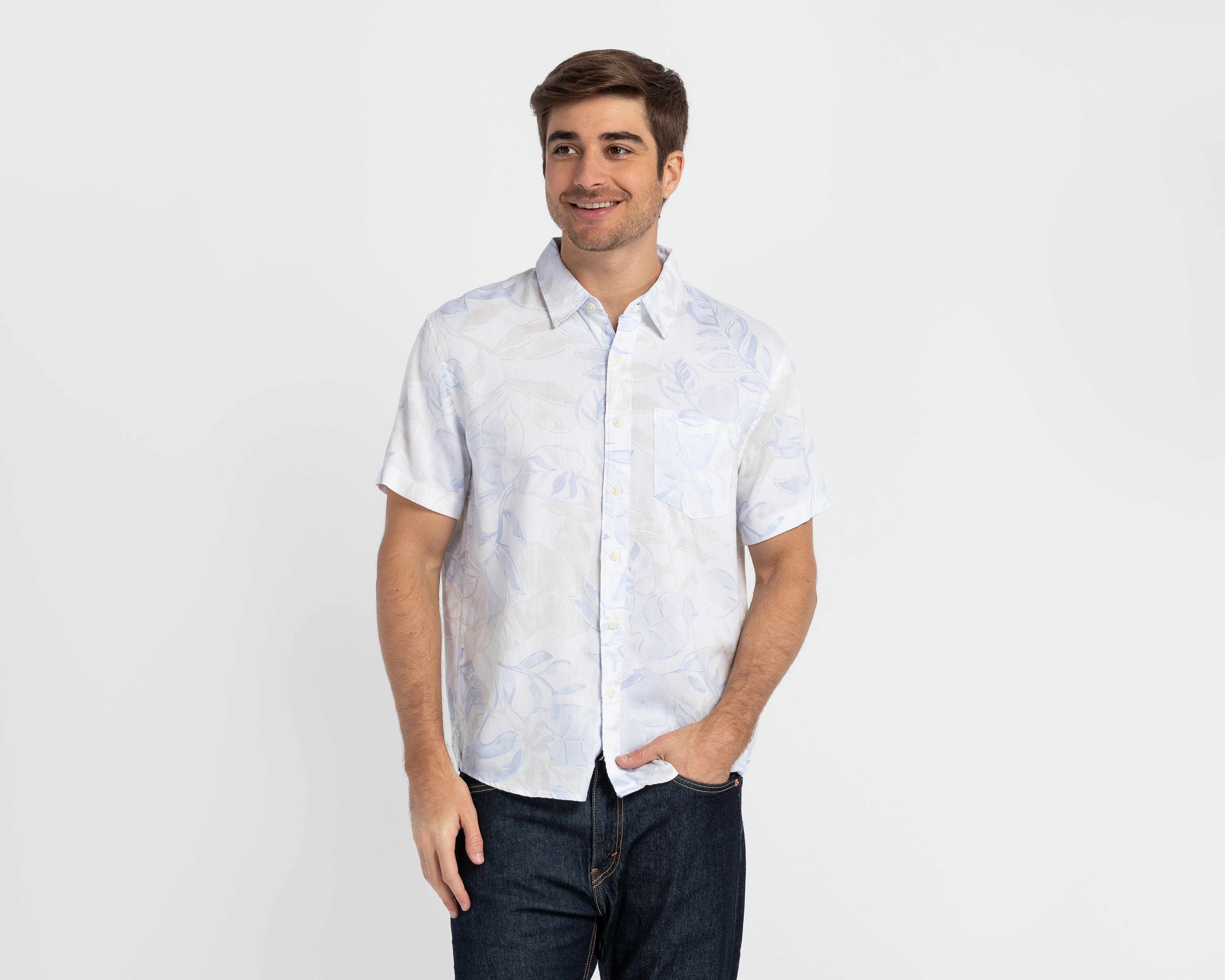 Camisa Casual American Eagle Regular Floral para Hombre