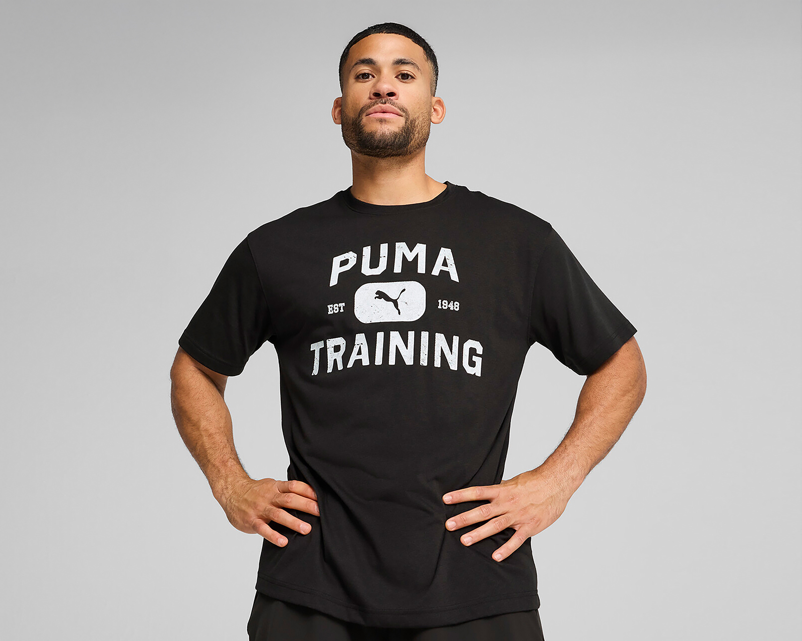 Foto 4 pulgar | Foto 3 | Playera de Entrenamiento Puma Logotipo Graphics para Hombre